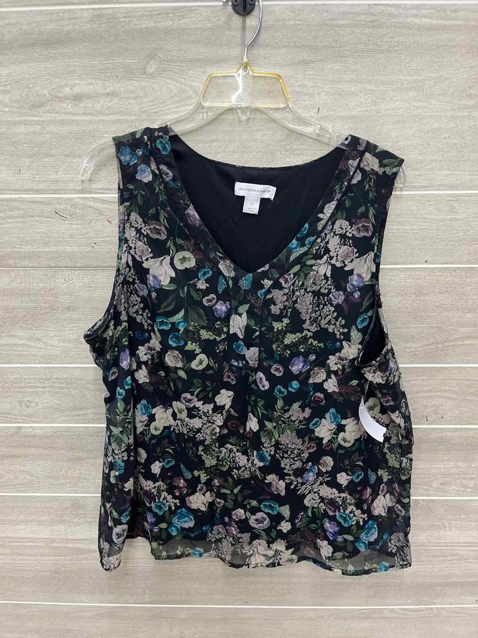 Christopher & Banks Size XL Black Womens Tank Top