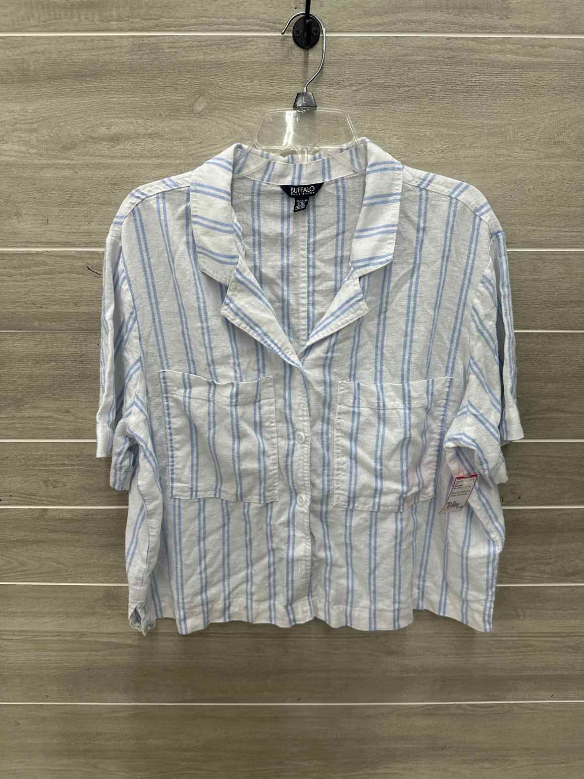David Bitton Size XL Blue Womens Shirt