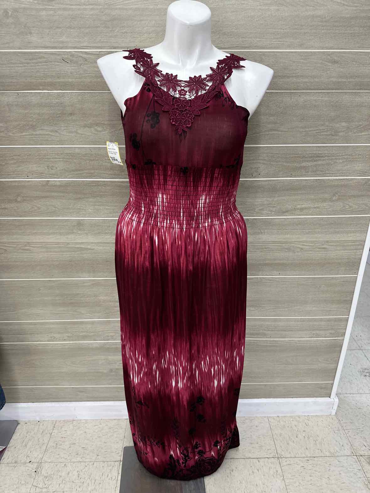 Burgundy Womens Size 6/8 Dress