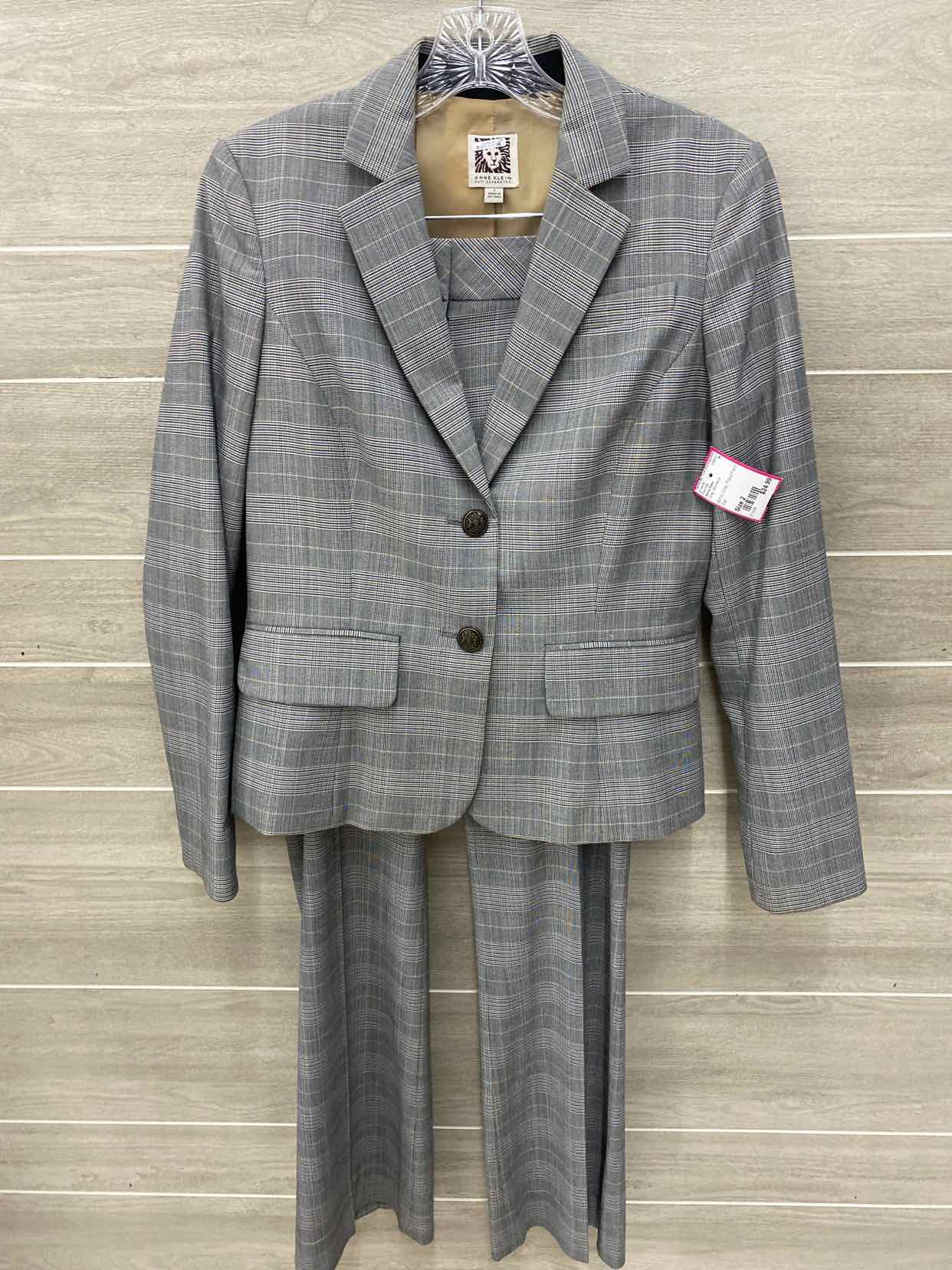 Anne Klein Gray Womens Size 2 Pant Set