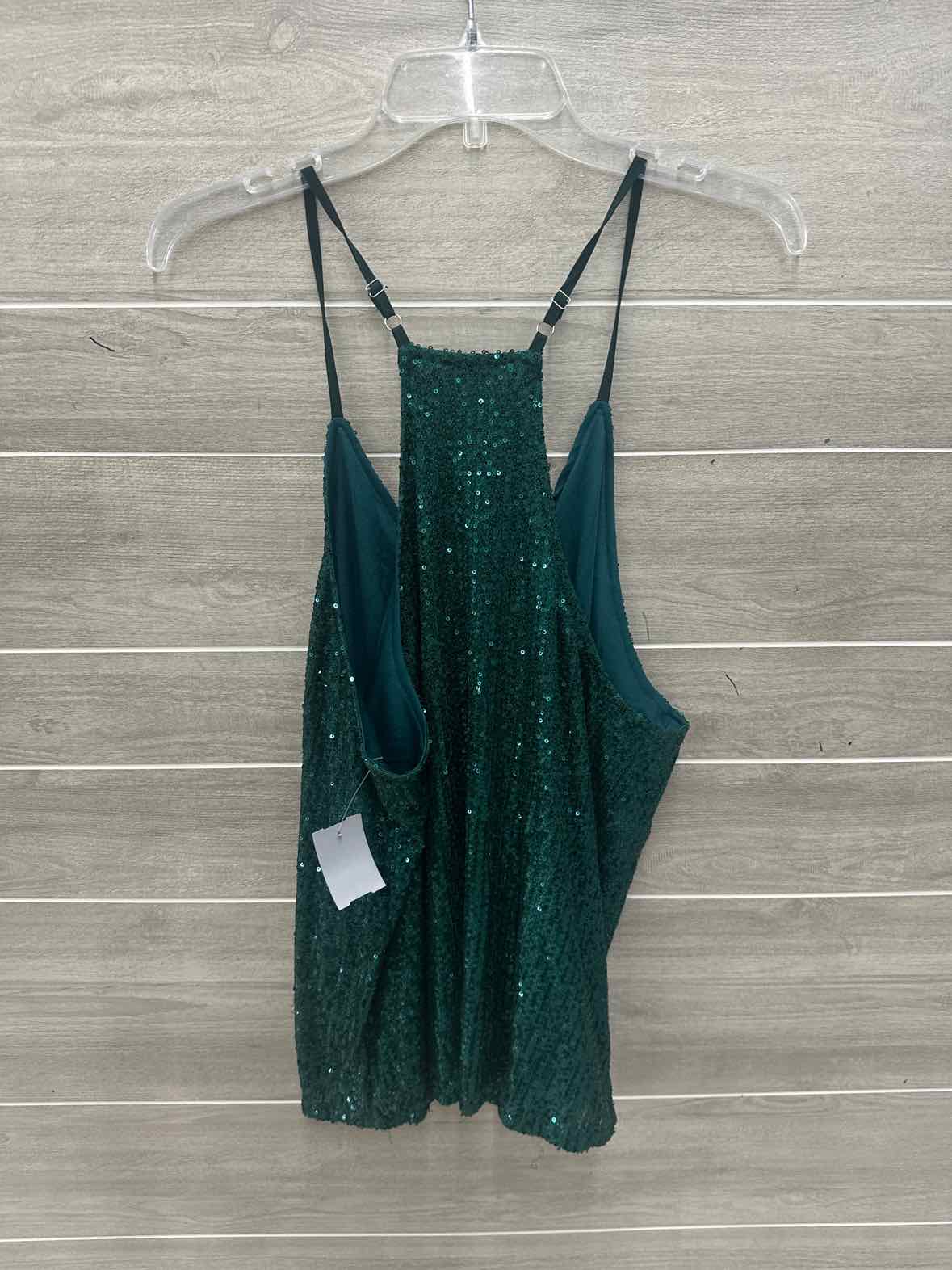 Green Womens Women Size 16/18 Tank Top