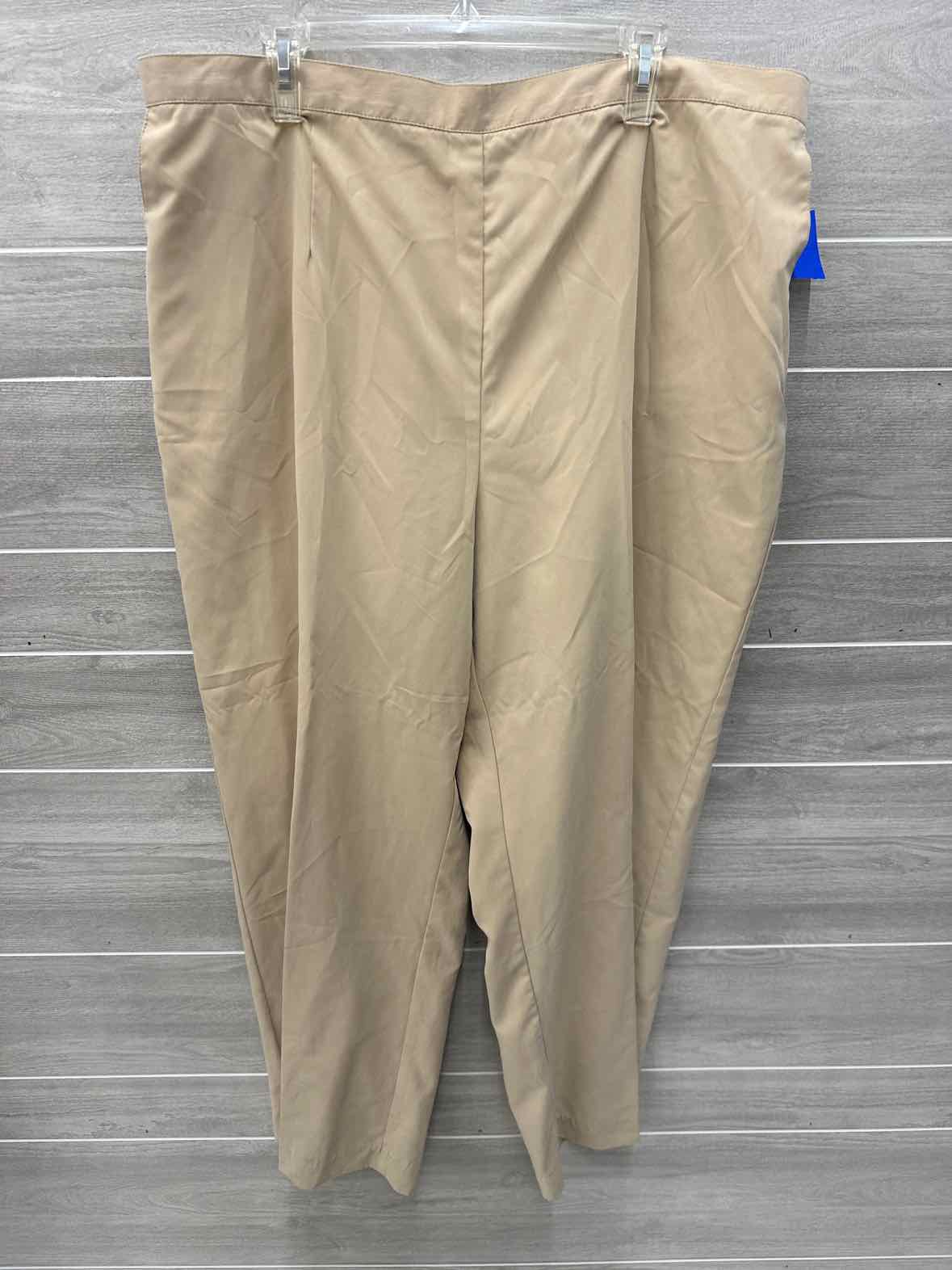 Alfred Dunner Size 24W Tan Plus Pants