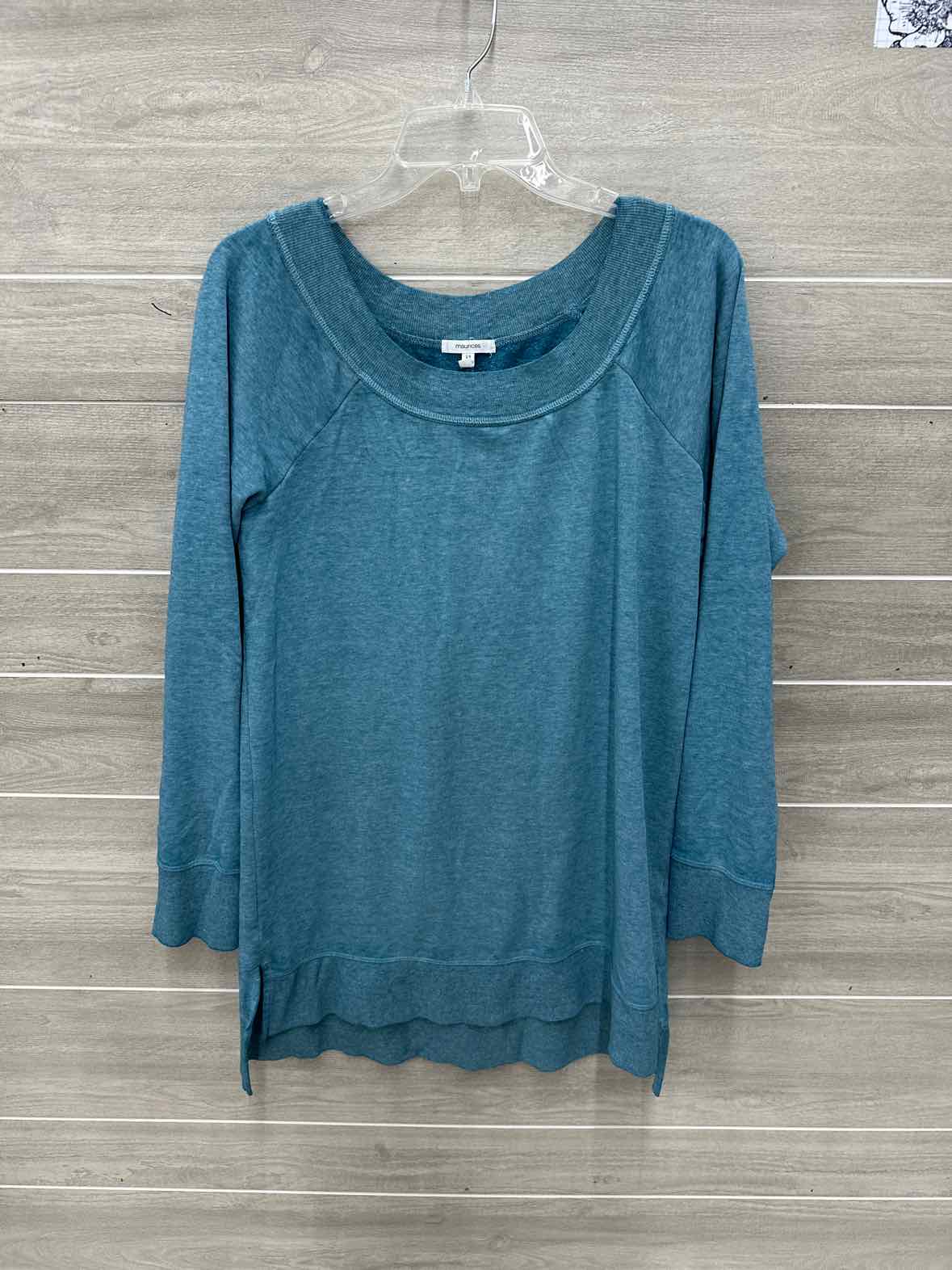 Maurices Size L Teal Womens Sweatshirt