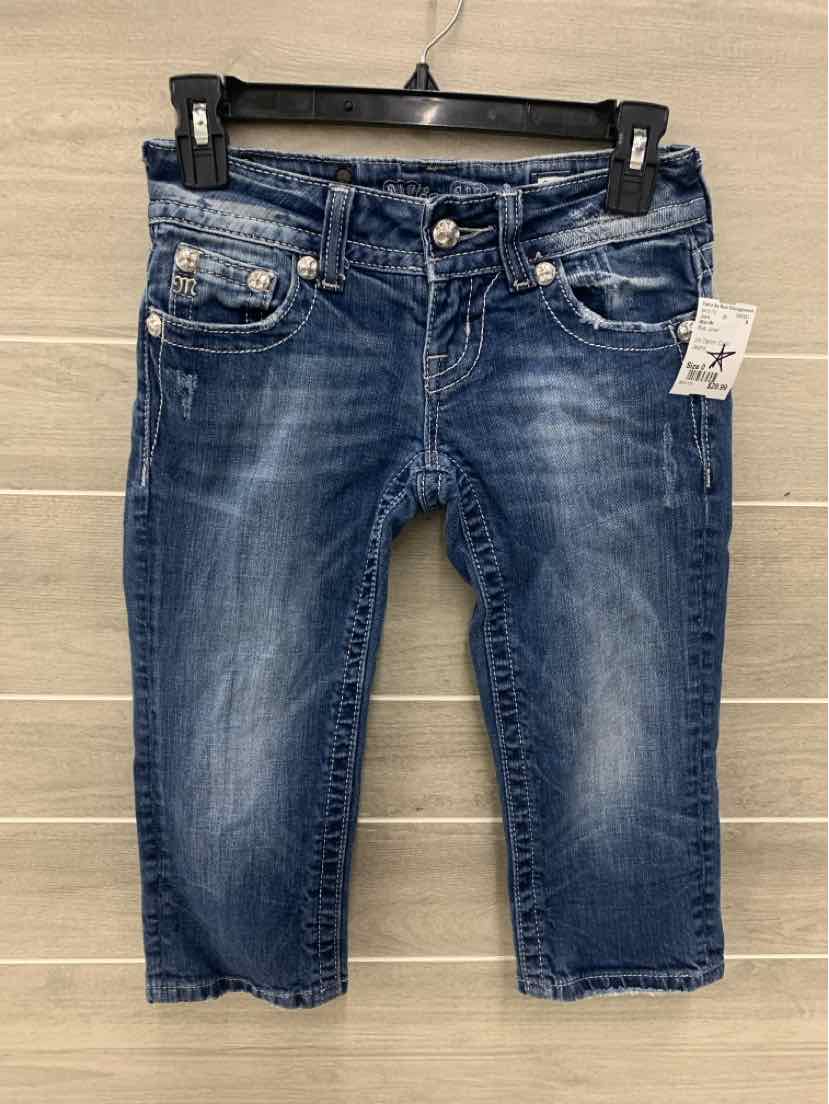 Miss Me Blue Junior Size 0 Jeans