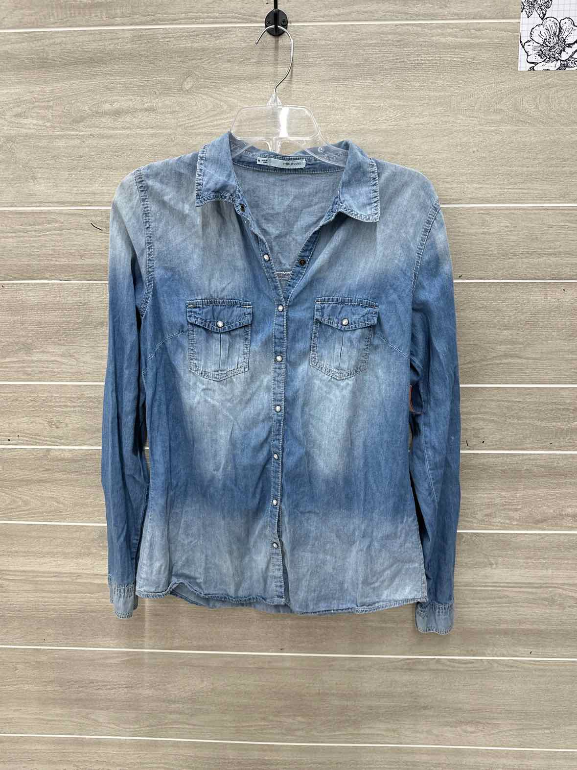 Maurices Blue Womens Women Size M Shirt