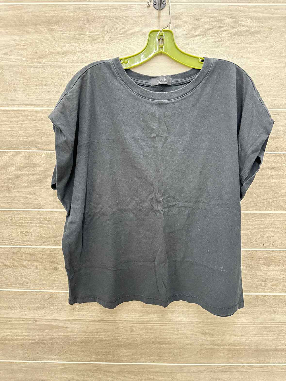 Nuuds Size L/XL Black Womens Shirt