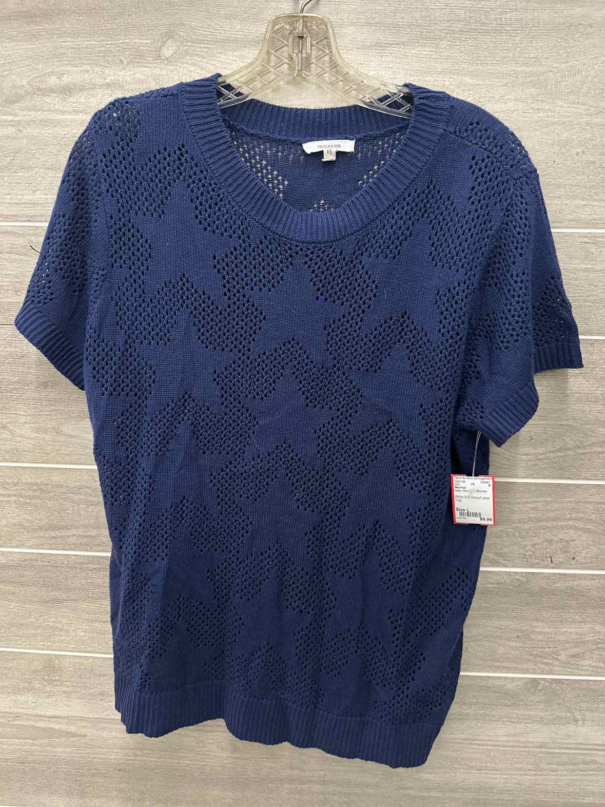 Maurices Size L Navy Womens Shirt