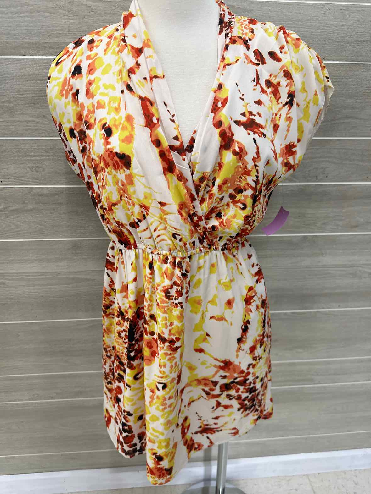 Kensie Yellow Womens Size 6 Dress