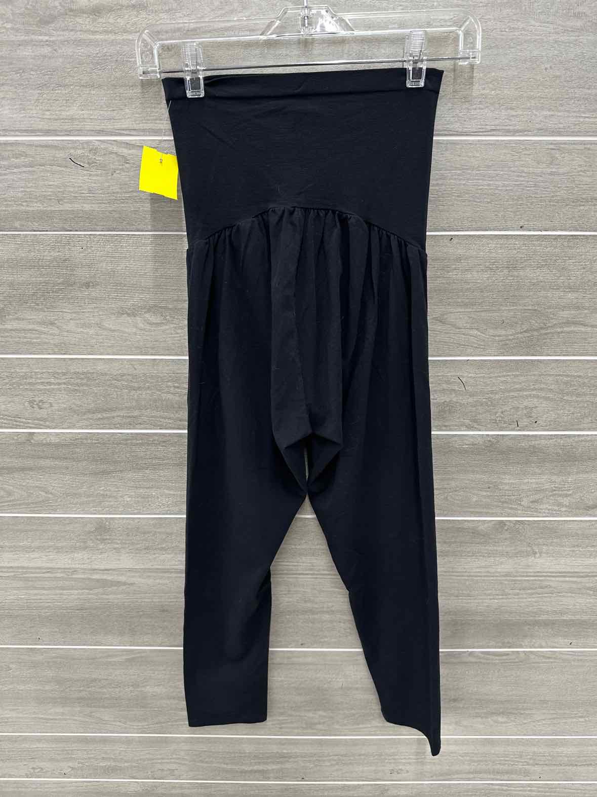 Motherhood Size M Black Maternity Leggings