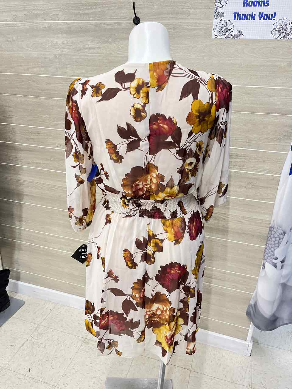 Size 12P Beige Petite Dress