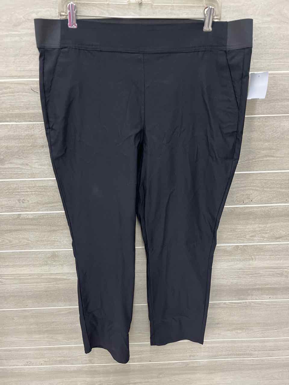 Simply Vera Black Womens Women Size 14/16 Pants