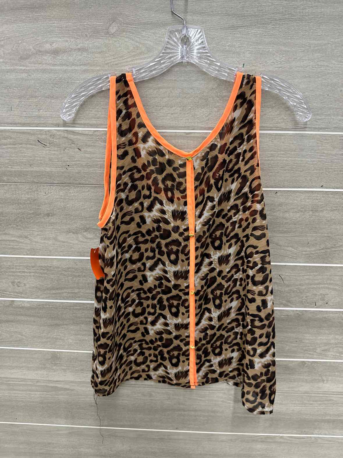 Zenana Size M Tan Womens Tank Top