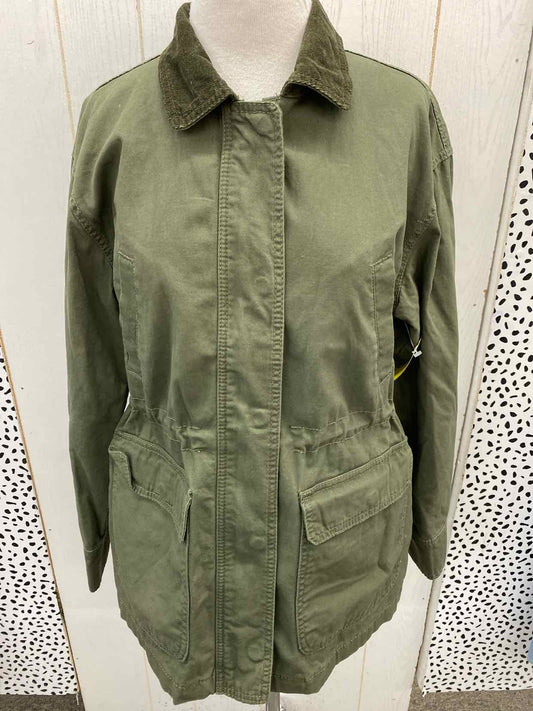 Universal Thread Olive Womens Size M Jacket (Outdoor)