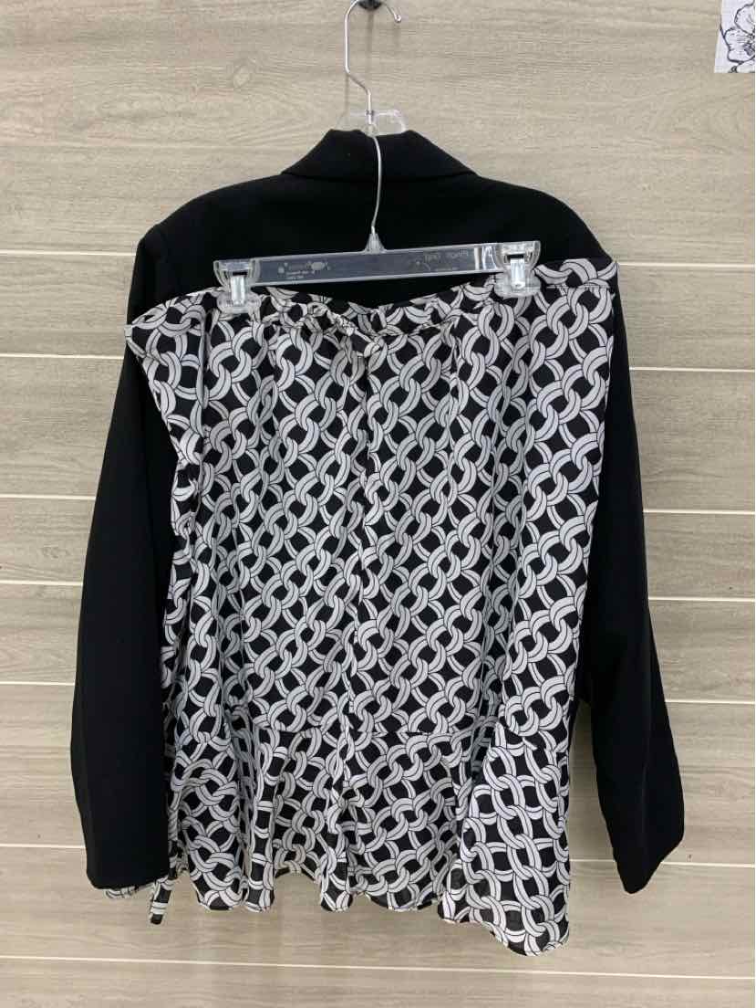 JG Hook Black Womens Size 20W Skirt Set
