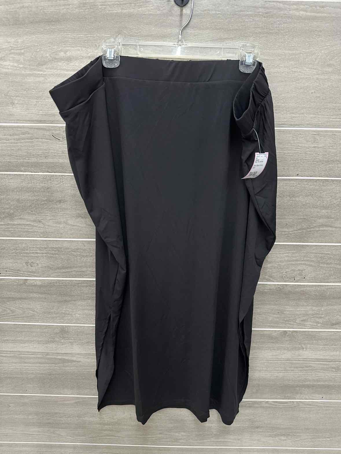 Roamans Size 26/28 Black Plus Skirt