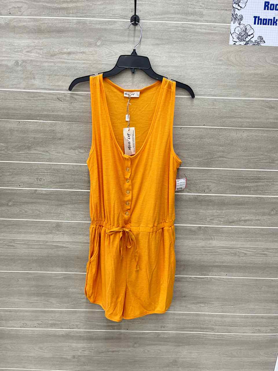 Orange Womens Women Size 10/12 Romper