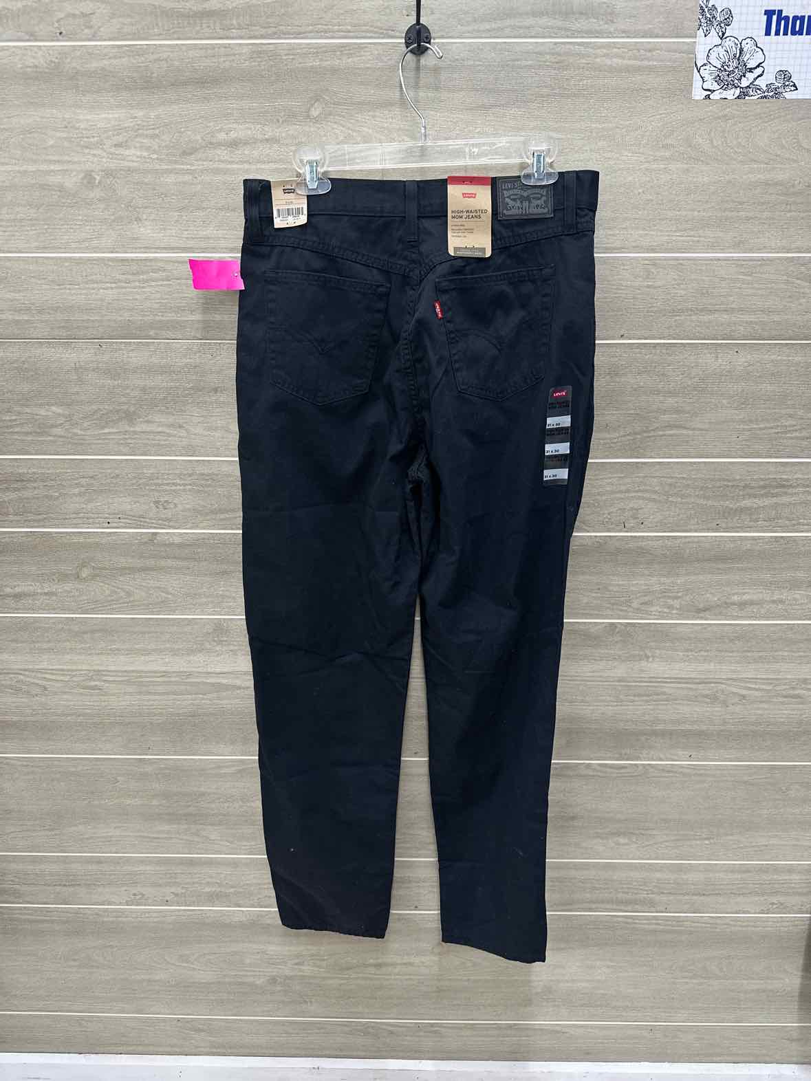 Levis Size 8 Black Womens Pants