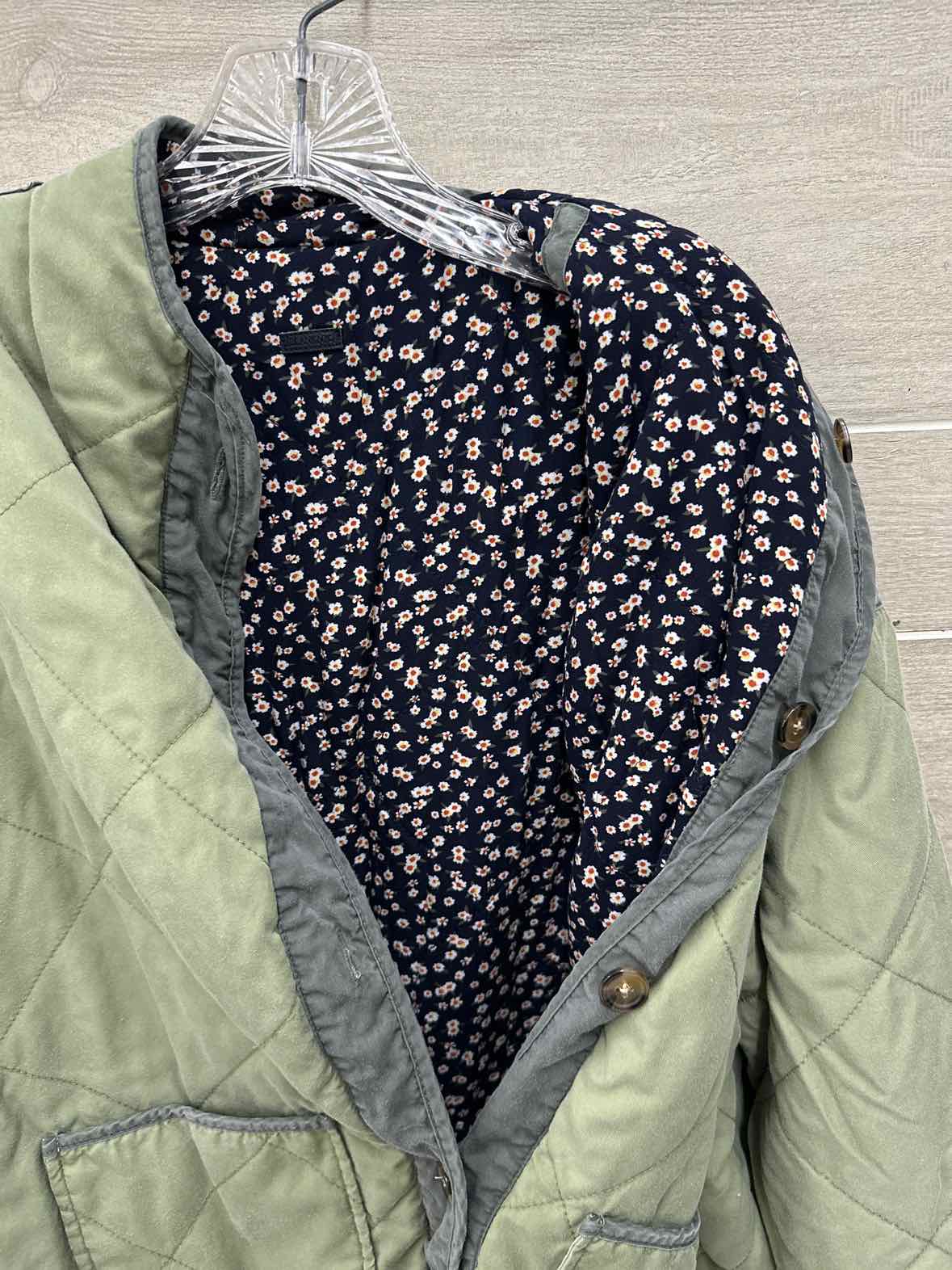 BlankNYC Size M/L Green Womens Jacket (Outdoor)