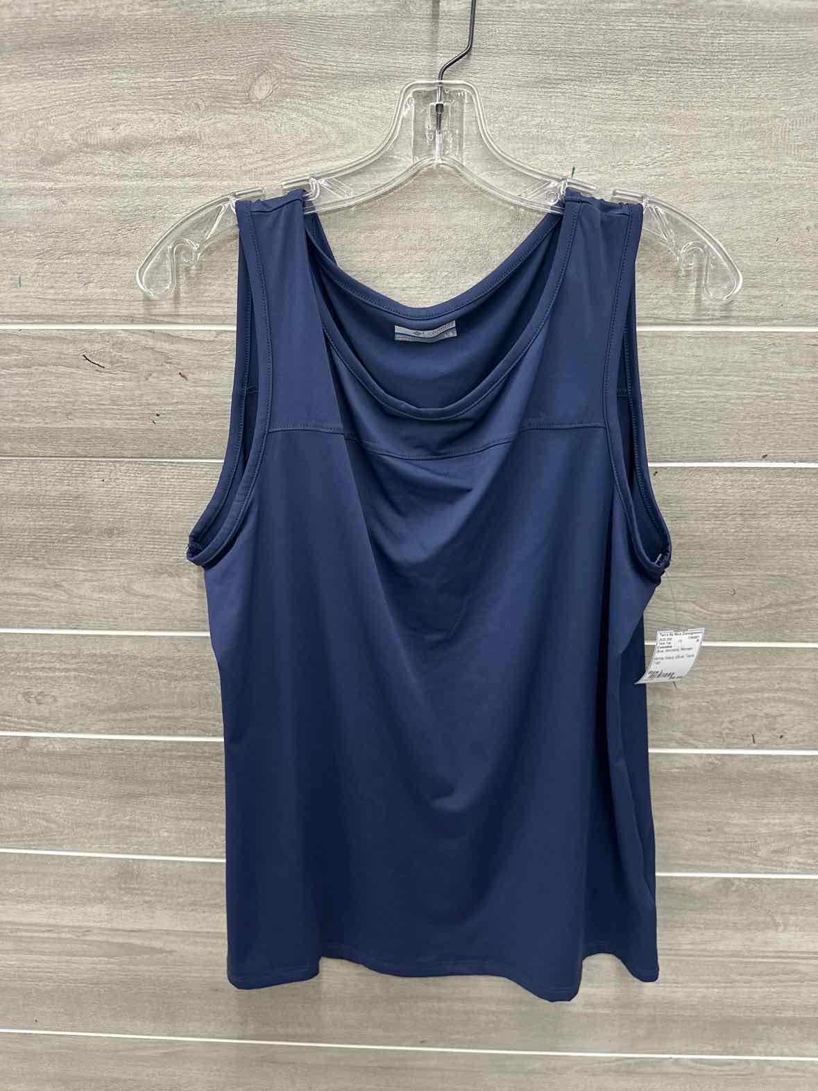 Columbia Size L Blue Womens Tank Top