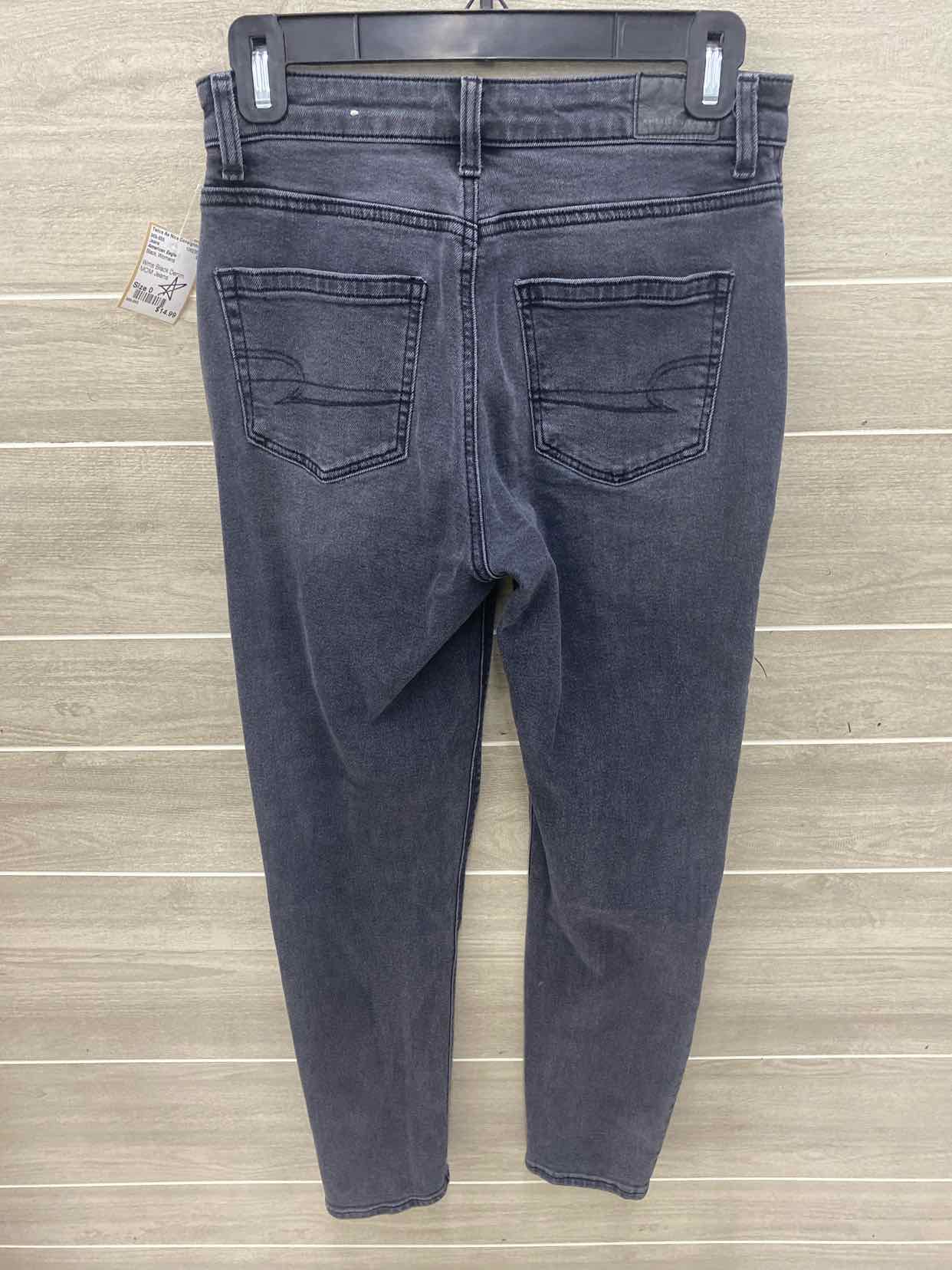 American Eagle Black Womens Size 0 Jeans