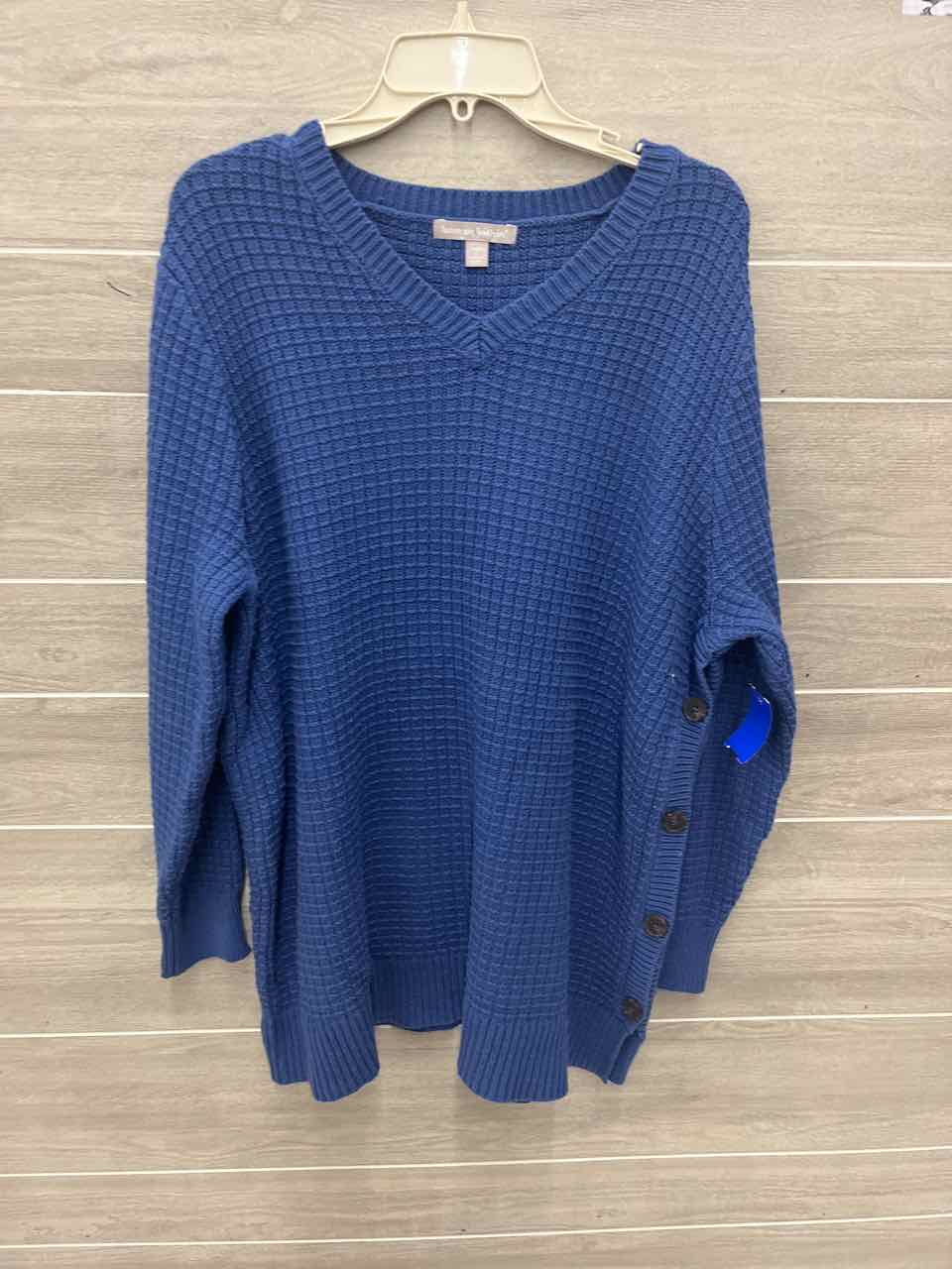 Woman Within Size 18/20W Blue Plus Sweater