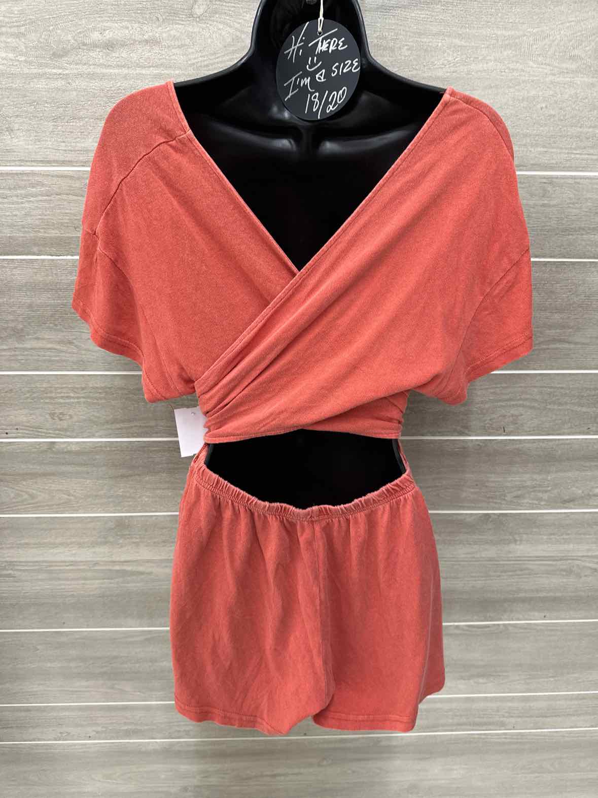 Free People Orange Womens Size XS/S Romper