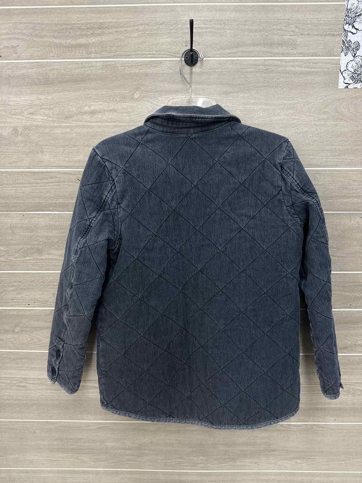 Hem & Thread Blue Womens Women Size M Jacket (Outdoor)