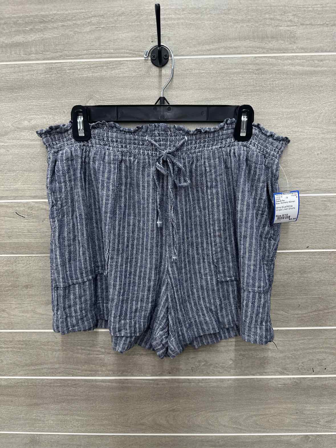 Time & Tru Size 8/10 Blue Womens Shorts