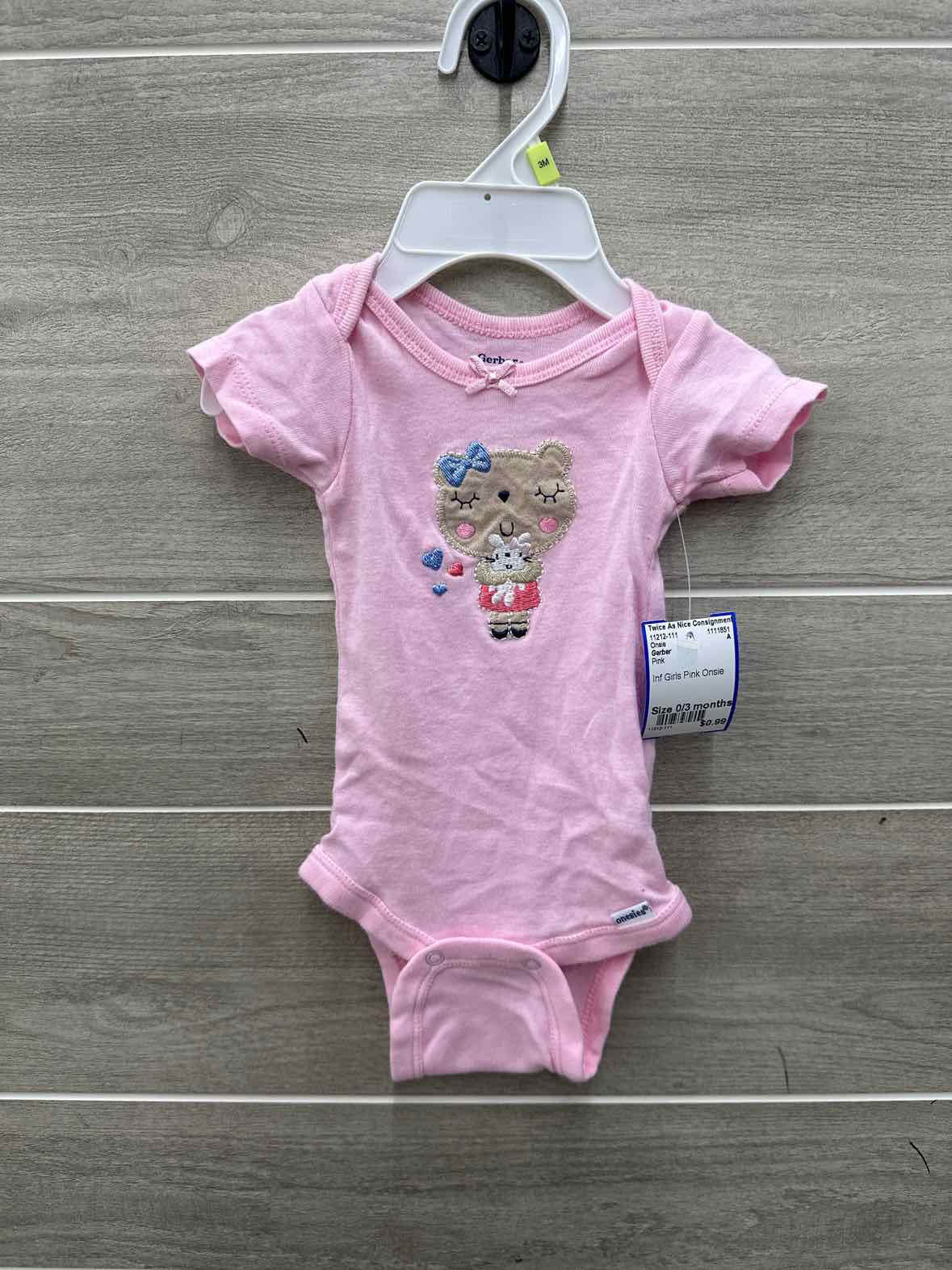 Gerber Infant 0/3 months Onsie