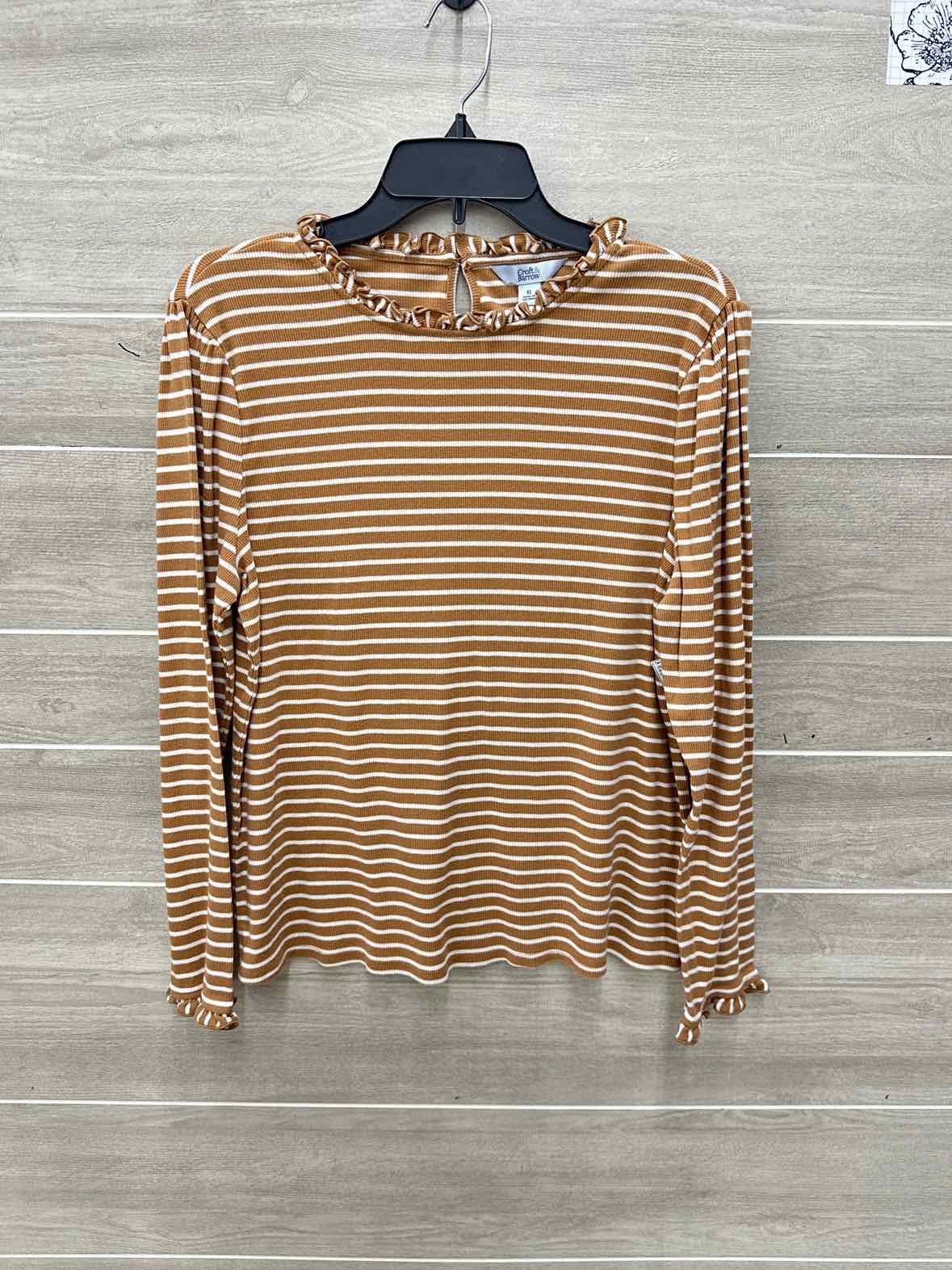 Croft & Barrow Mustard Womens Women Size XL Shirt