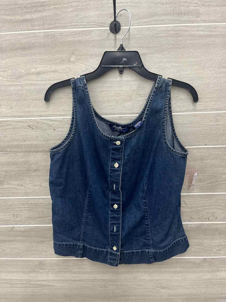 Eddie Bauer Size M Blue Womens Tank Top
