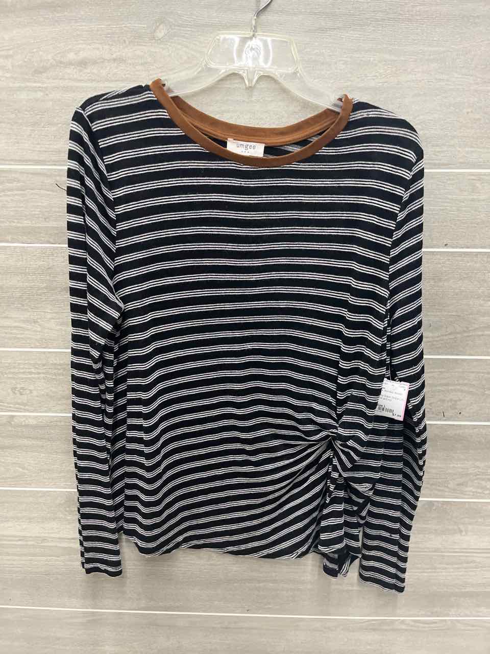 Umgee Size L Black Womens Shirt