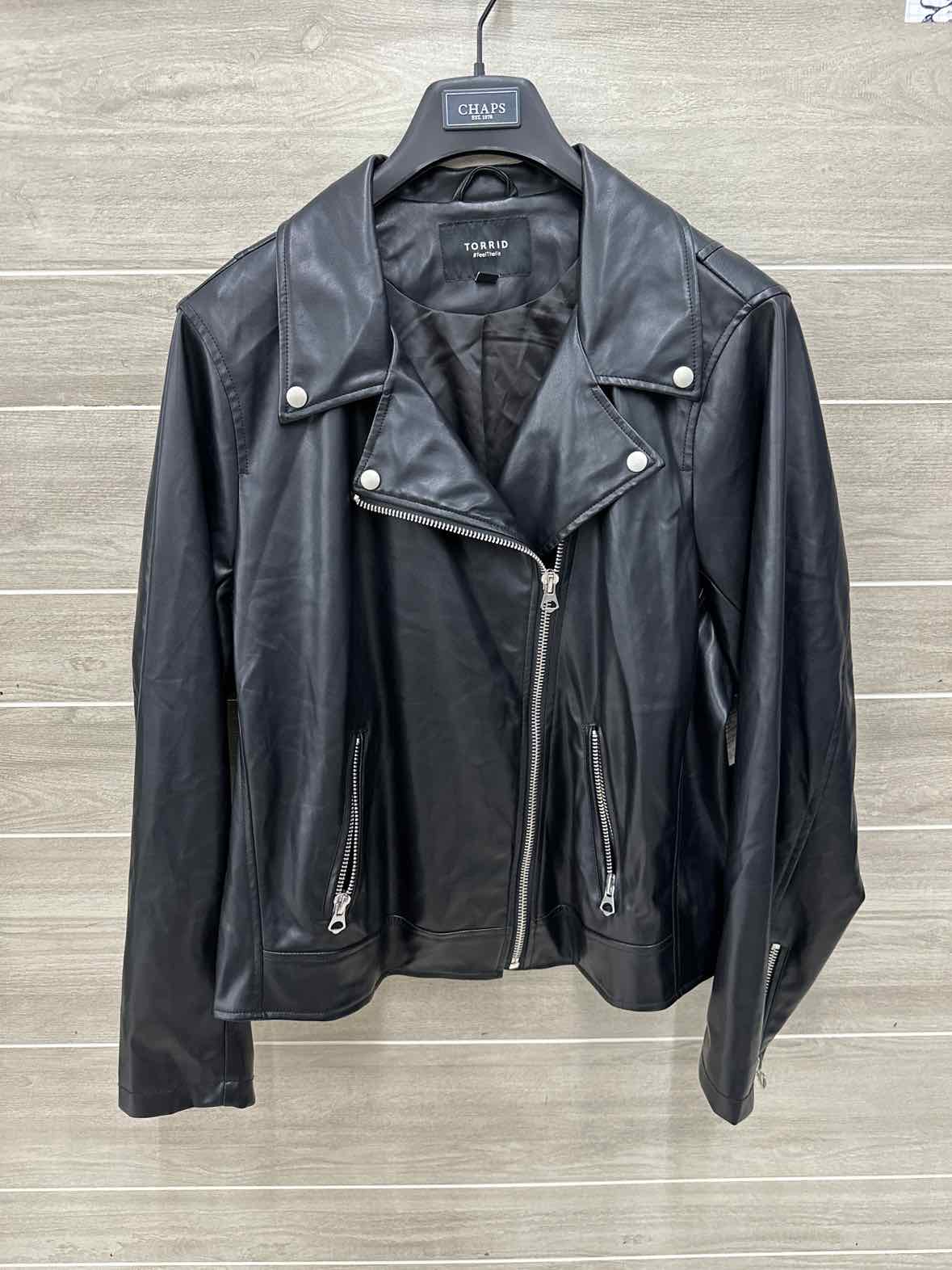 Torrid Black Womens Size 3X/4X Jacket (Outdoor)