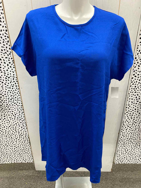Emery Rose Blue Womens Size 14 Dress