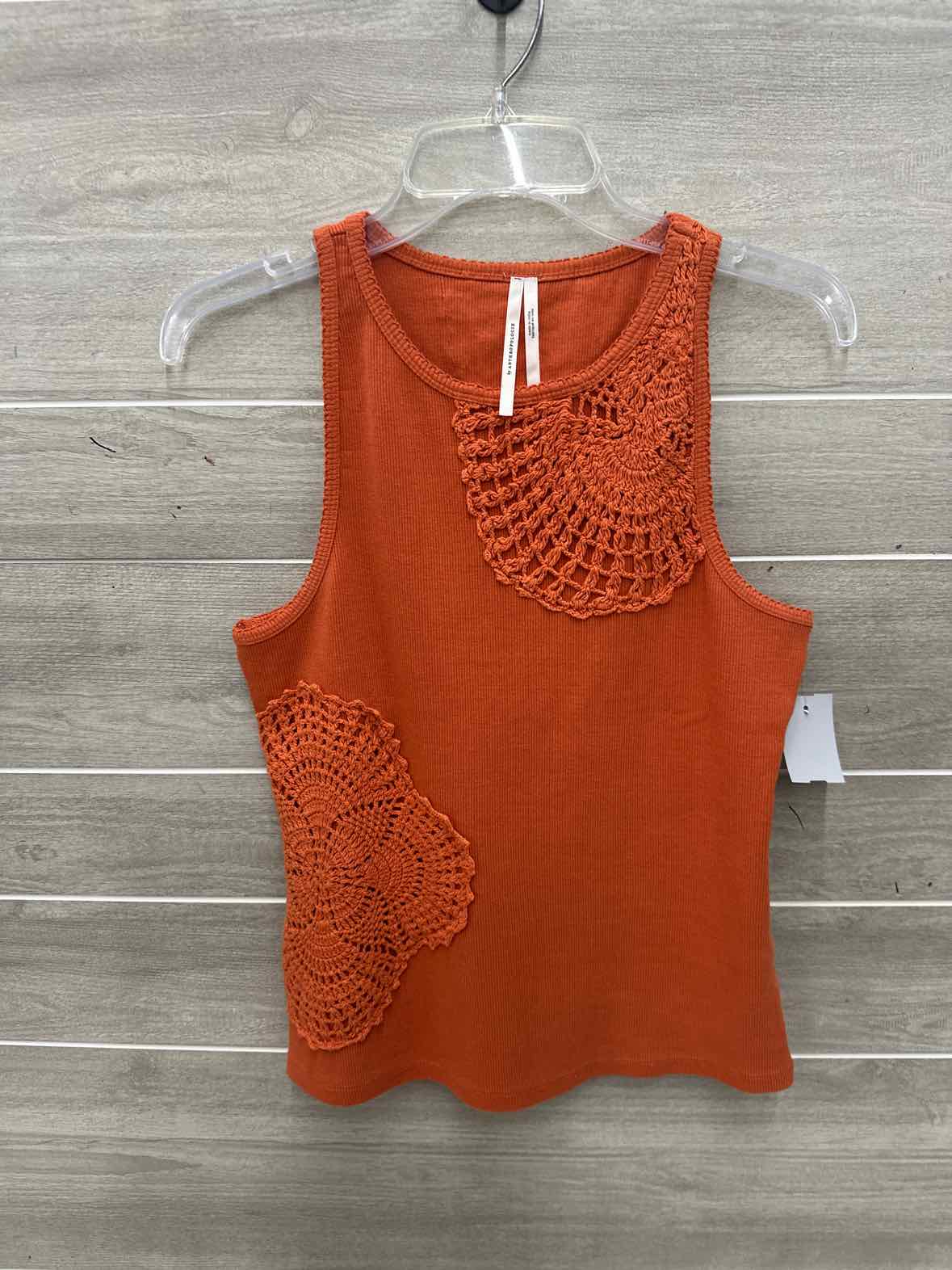 Anthropologie Size M Orange Womens Tank Top