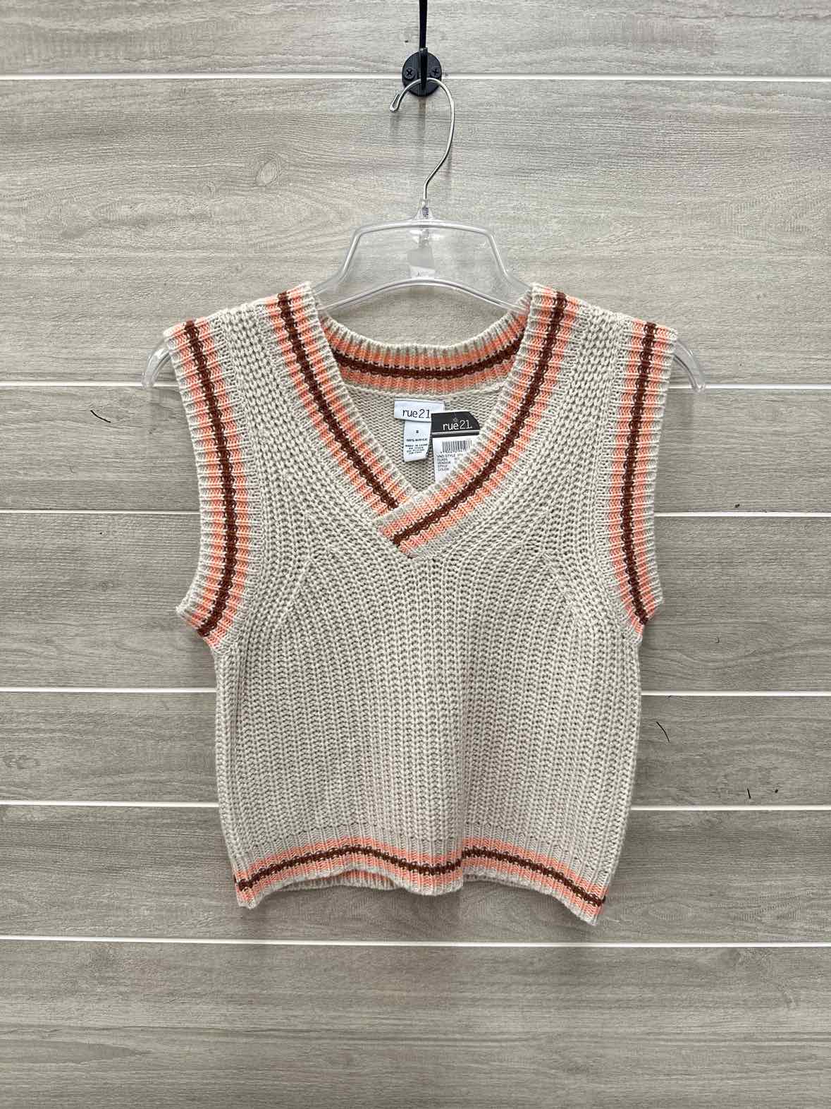 Rue 21 Size S Tan Junior Vest