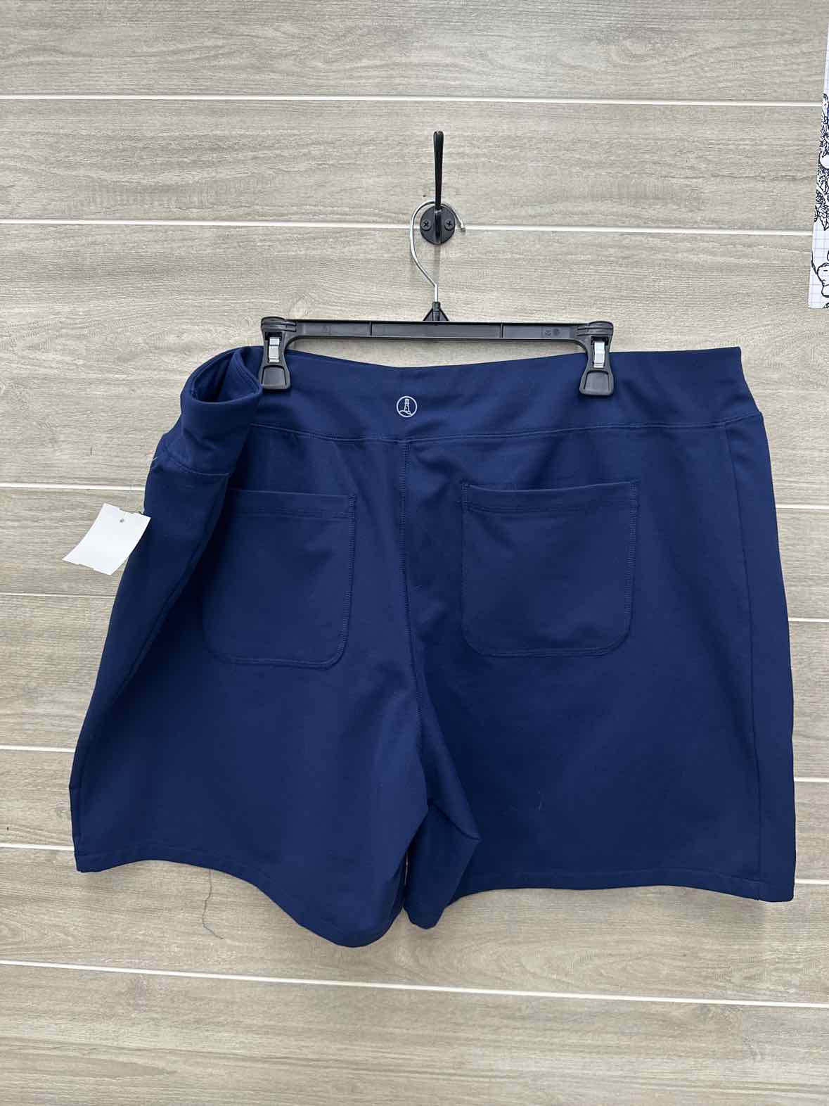 Lands End Size 20/22W Navy Plus Shorts