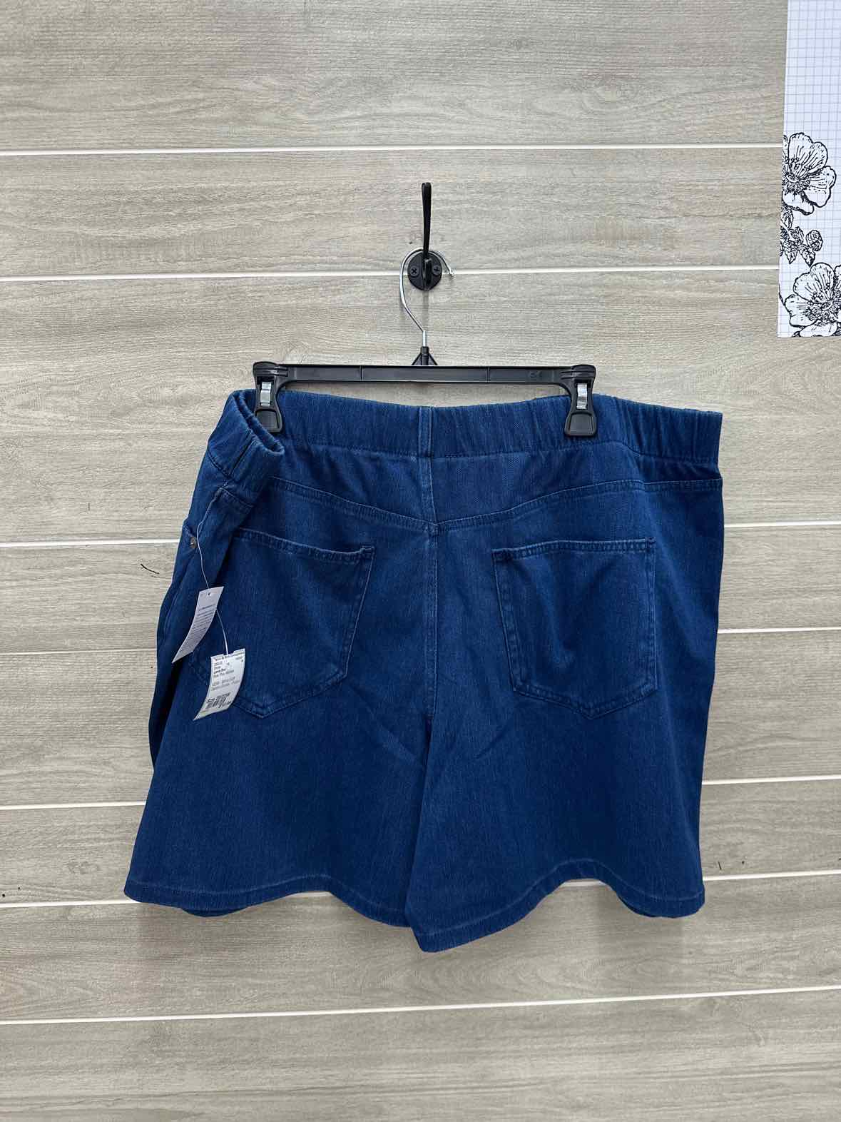 Lands End Size 20/22W Blue Plus Shorts