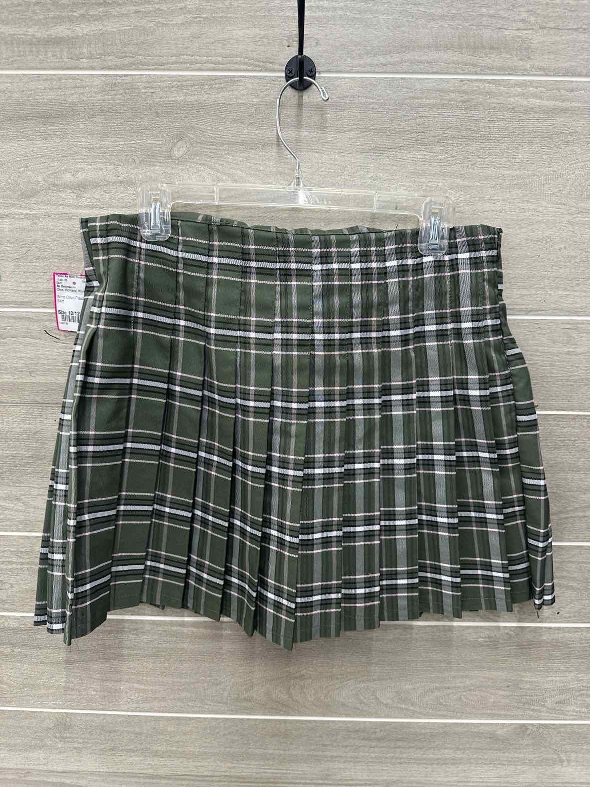 No Boundaries Size 10/12 Olive Womens Skirt