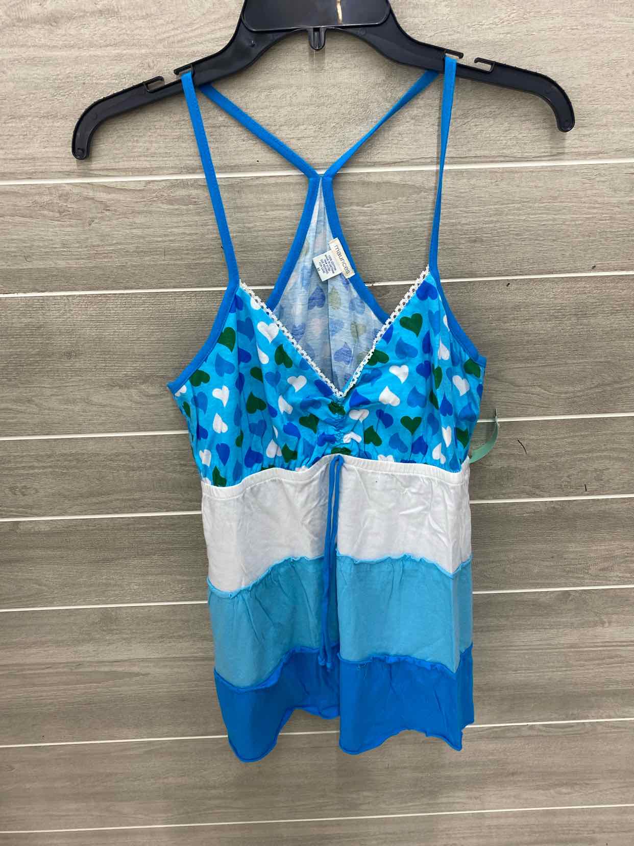 Maurices Blue Womens Size M Tank Top