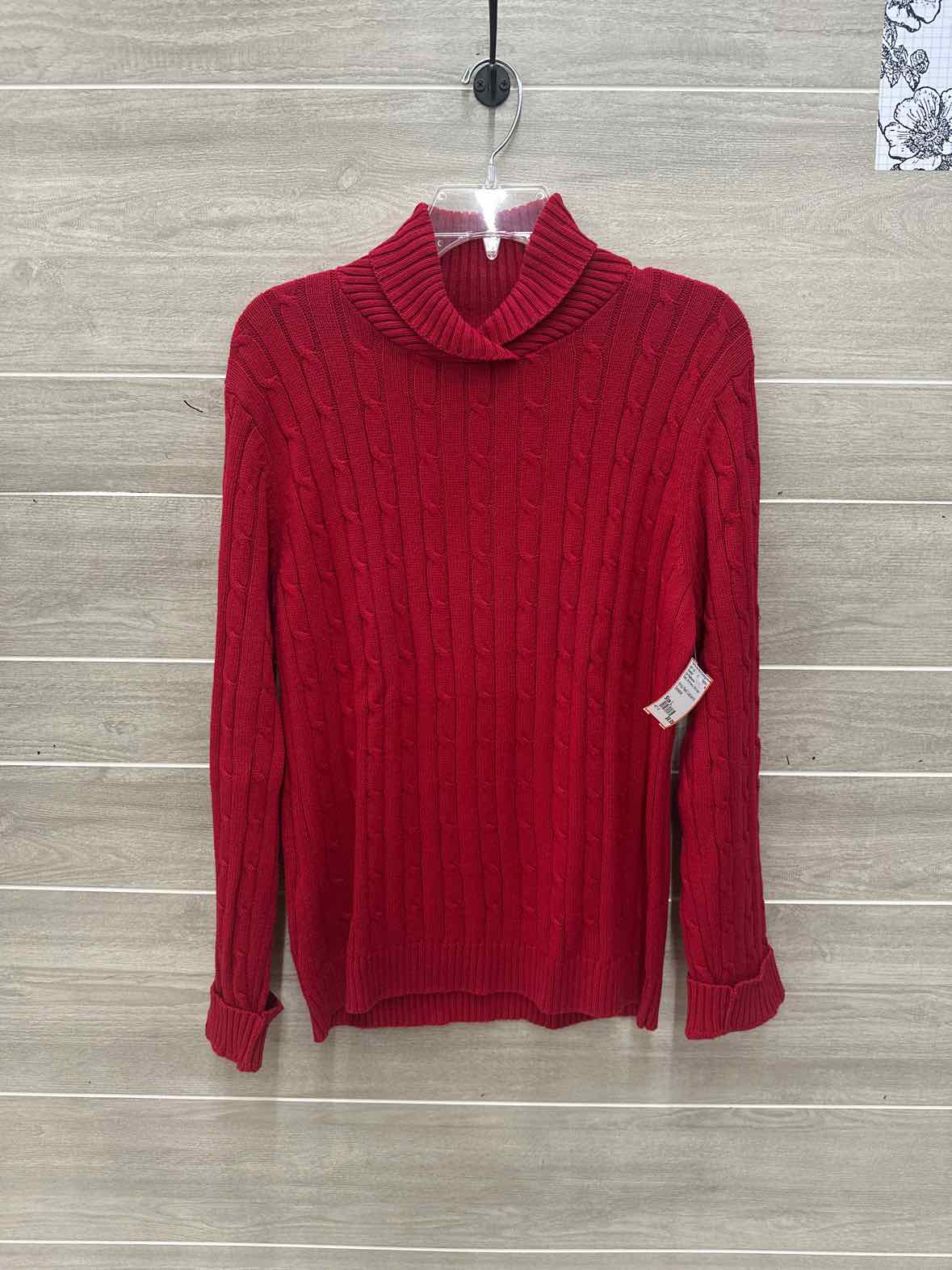 Liz Claiborne Red Womens Women Size L Sweater