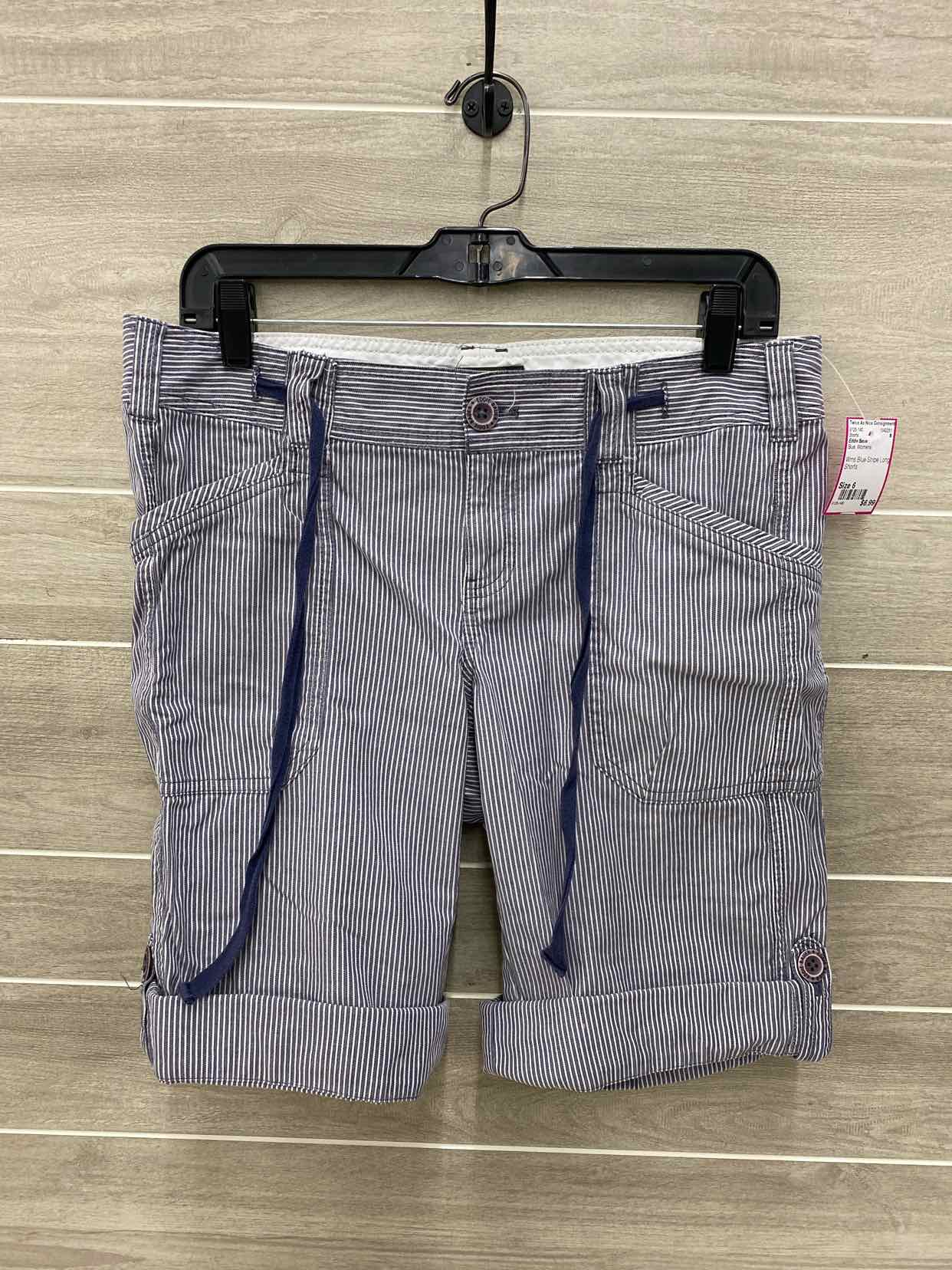 Eddie Bauer Blue Womens Size 6 Shorts