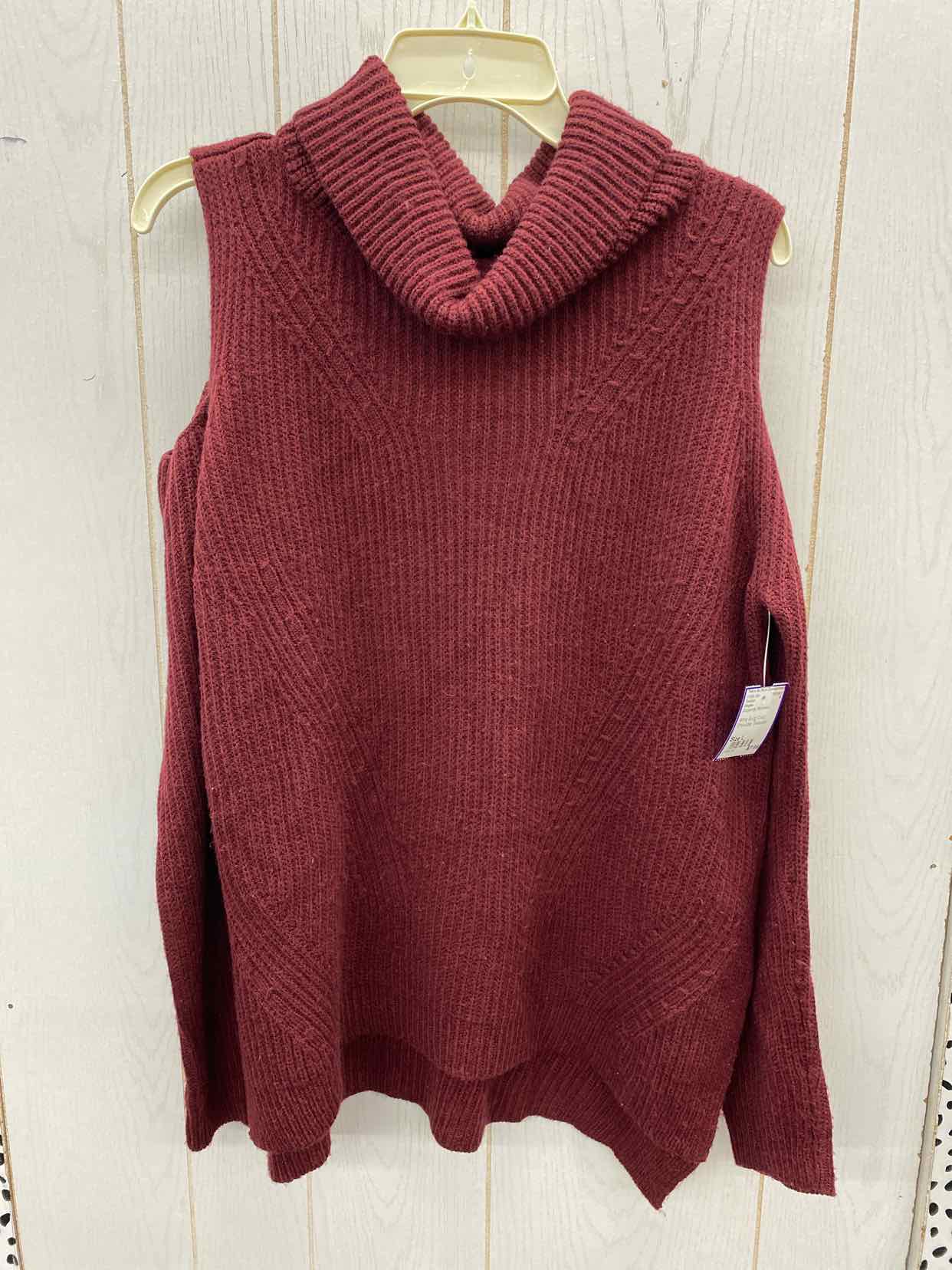Umgee Burgundy Womens Size L Sweater