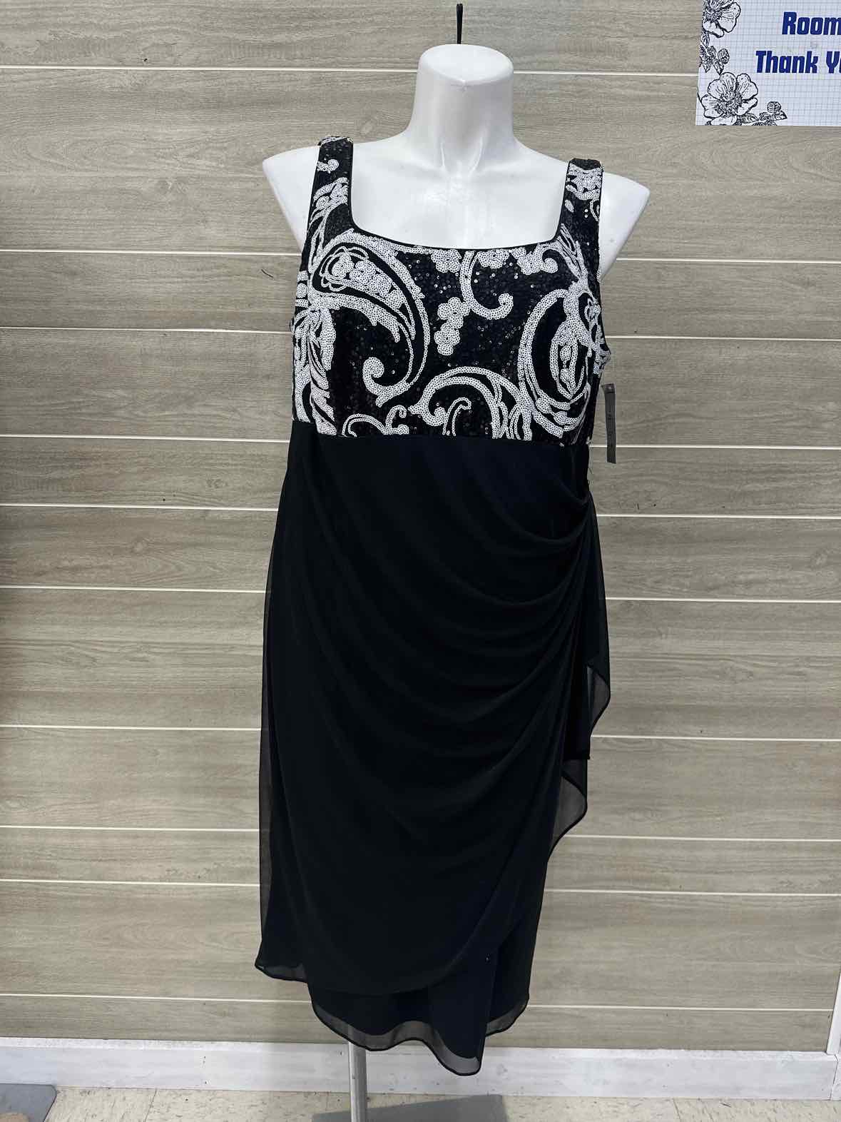 Alex Evenings Black Womens Women Size 18W Gown/Evening Wear