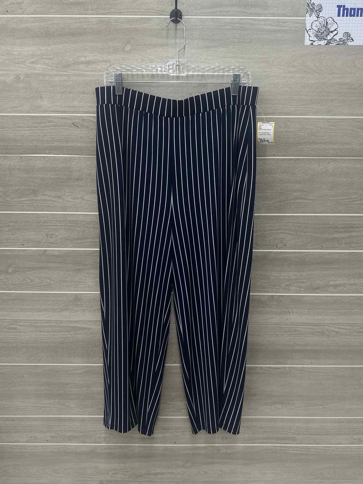Chaus Blue Womens Women Size 14 Pants