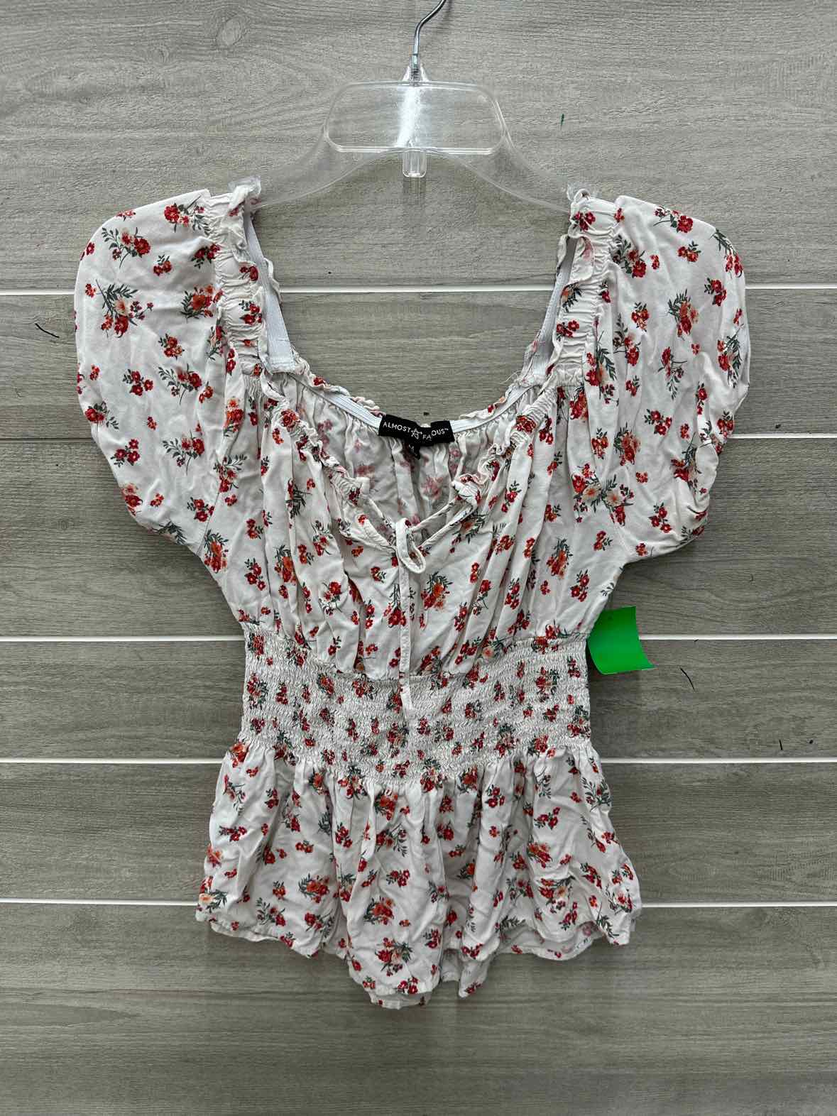 Almost Famous Size M White Junior Shirt