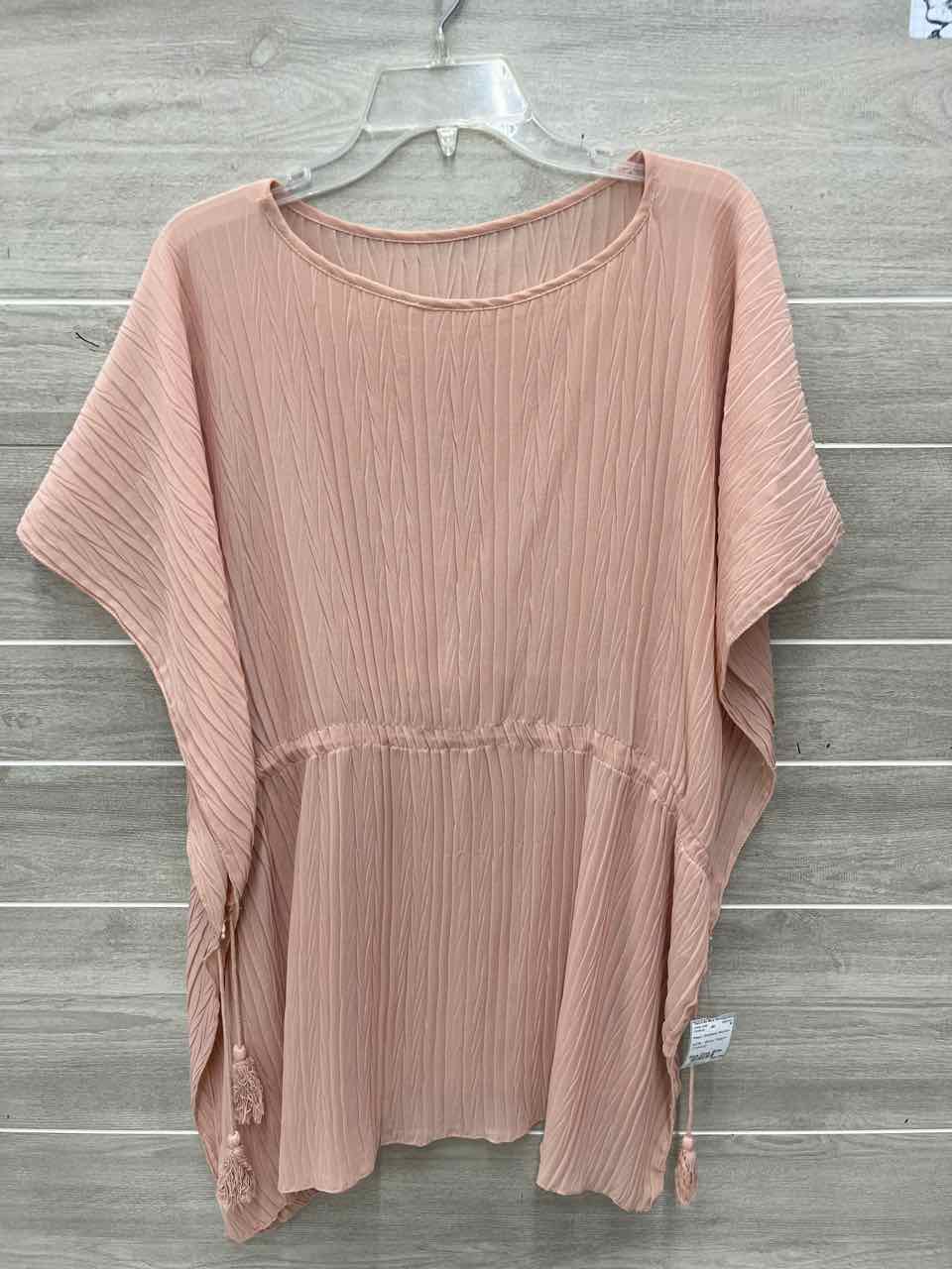 Size One Size Peach Womens Coverup