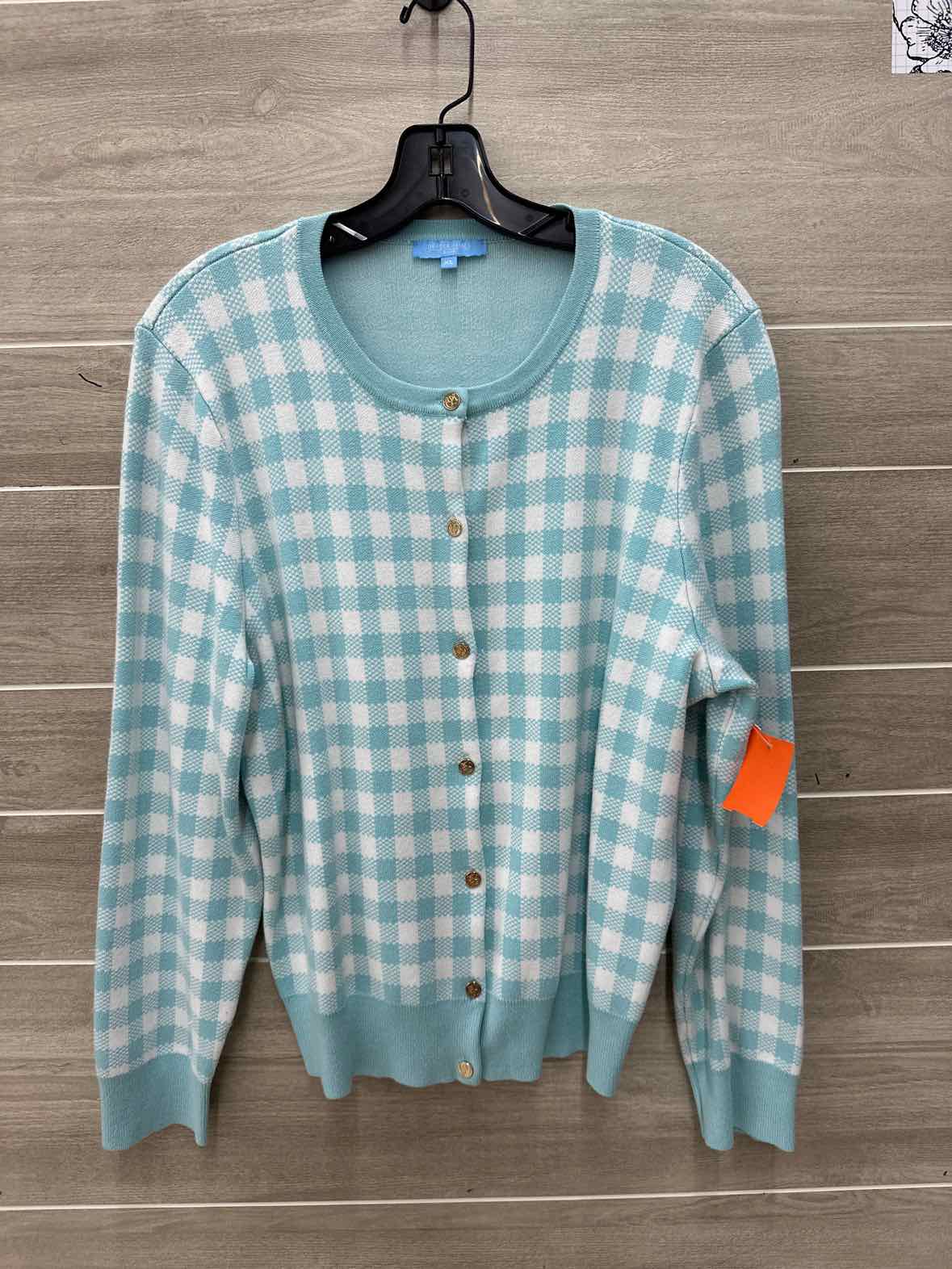 Draper James Blue Womens Women Size XL Sweater