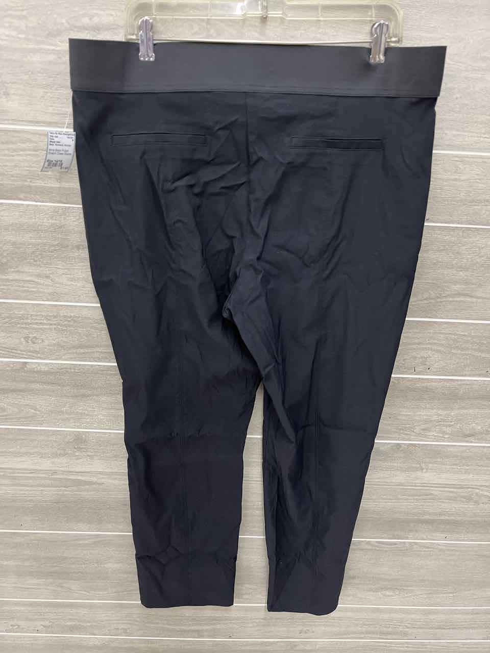 Simply Vera Black Womens Women Size 14/16 Pants