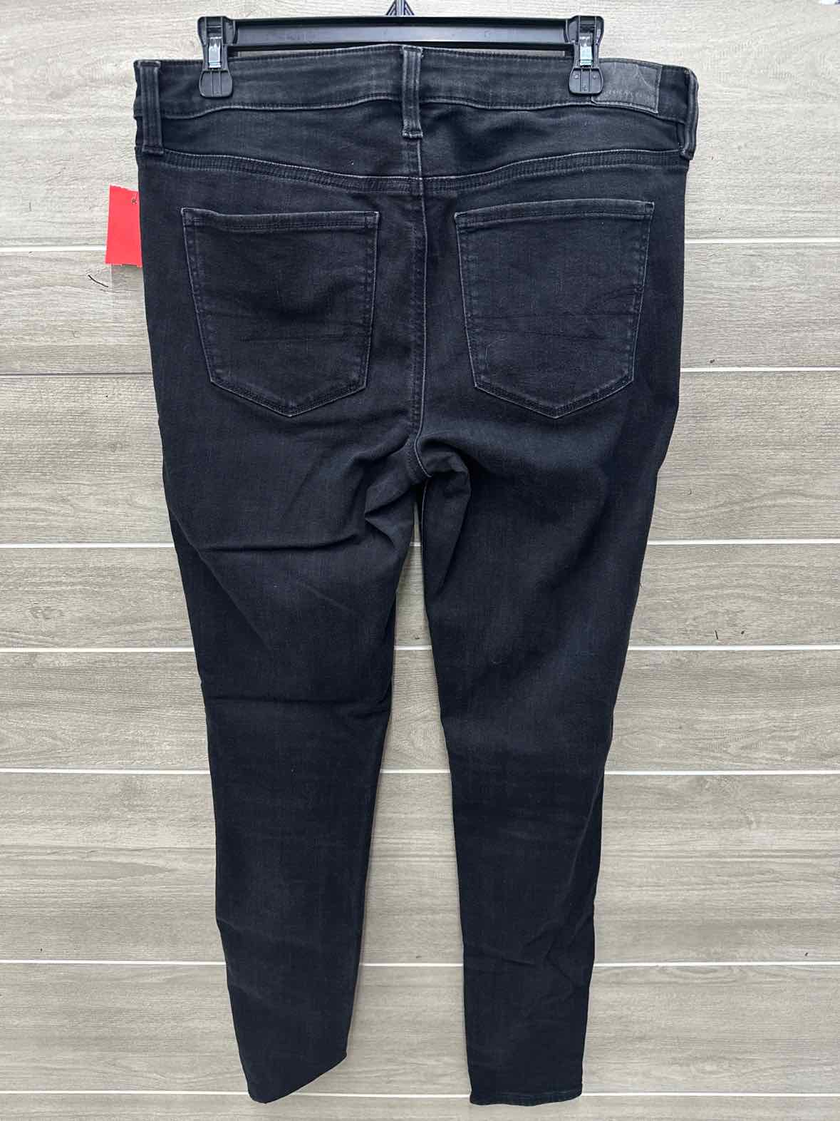 American Eagle Size 12 Long Black Womens Jeans
